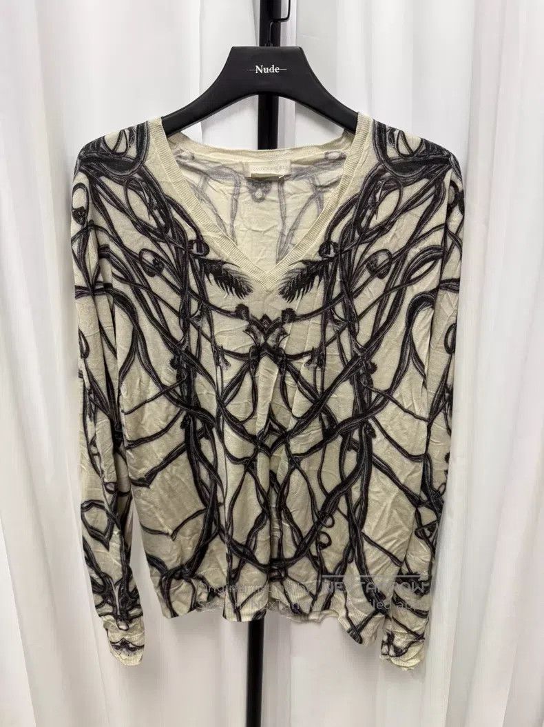 Alexander McQueen ALEXANDER MCQUEEN Thistle Pleated Bramble Knit Sweater Size US L / EU 52-54 / 3 - 1 Thumbnail