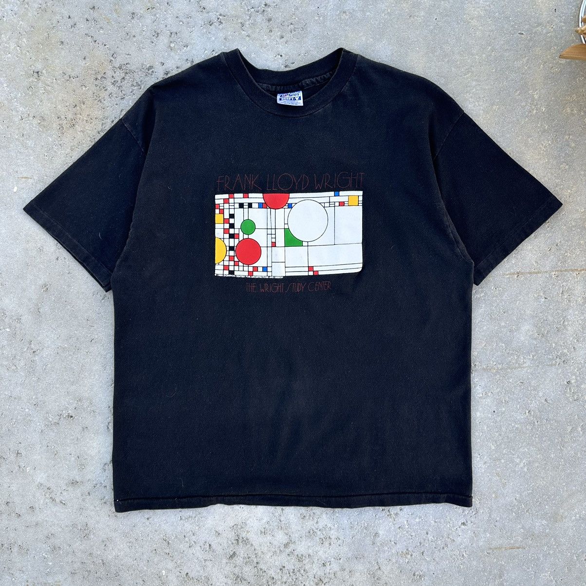 VTG 1989 Frank Lloyd Wright Architecture Art Tee