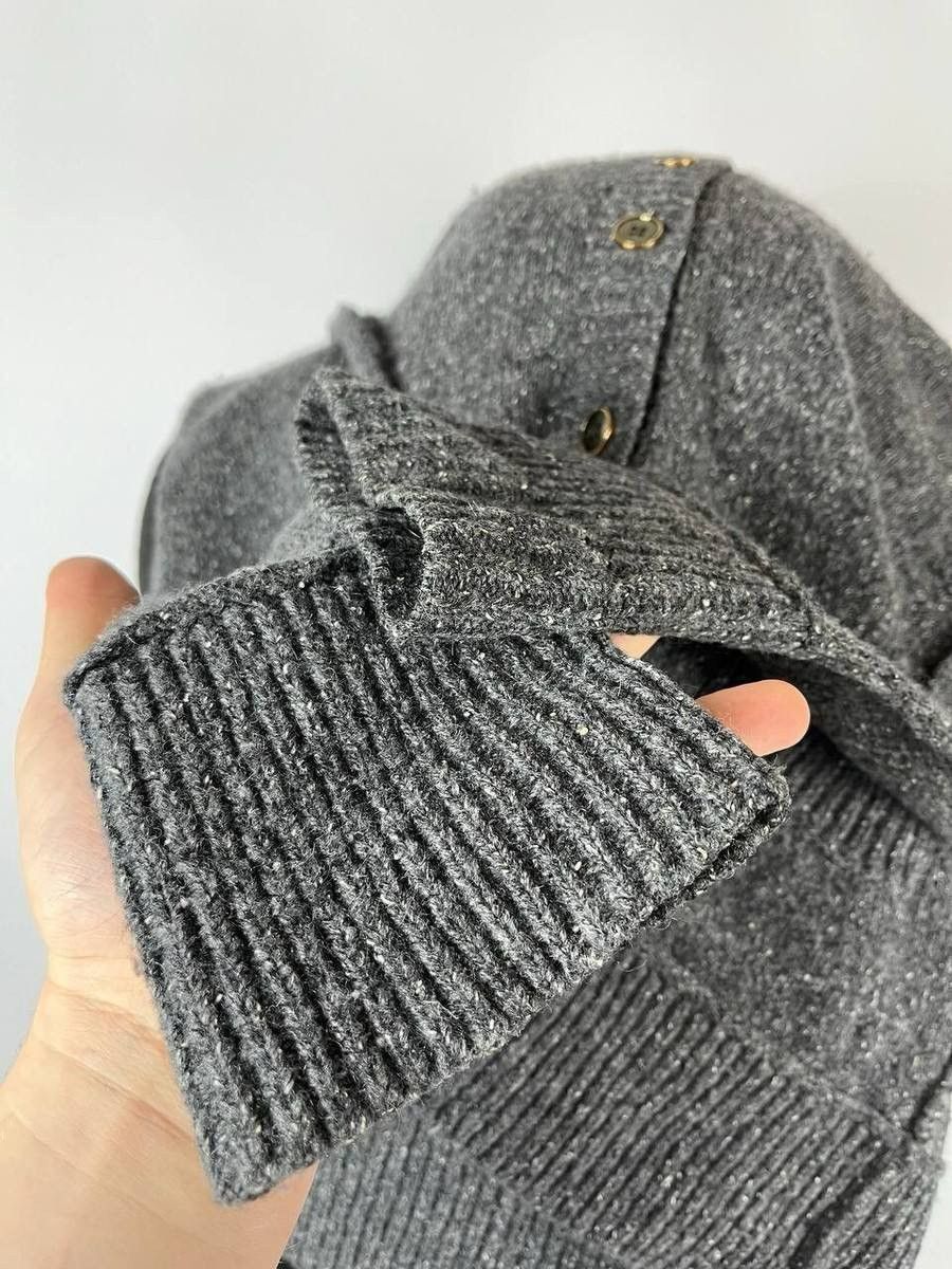 Dolce & Gabbana Dolce & Gabbana Wool Blend Grey Cardigan Gold Button Size 38 Size XS / US 0-2 / IT 36-38 - 5 Thumbnail