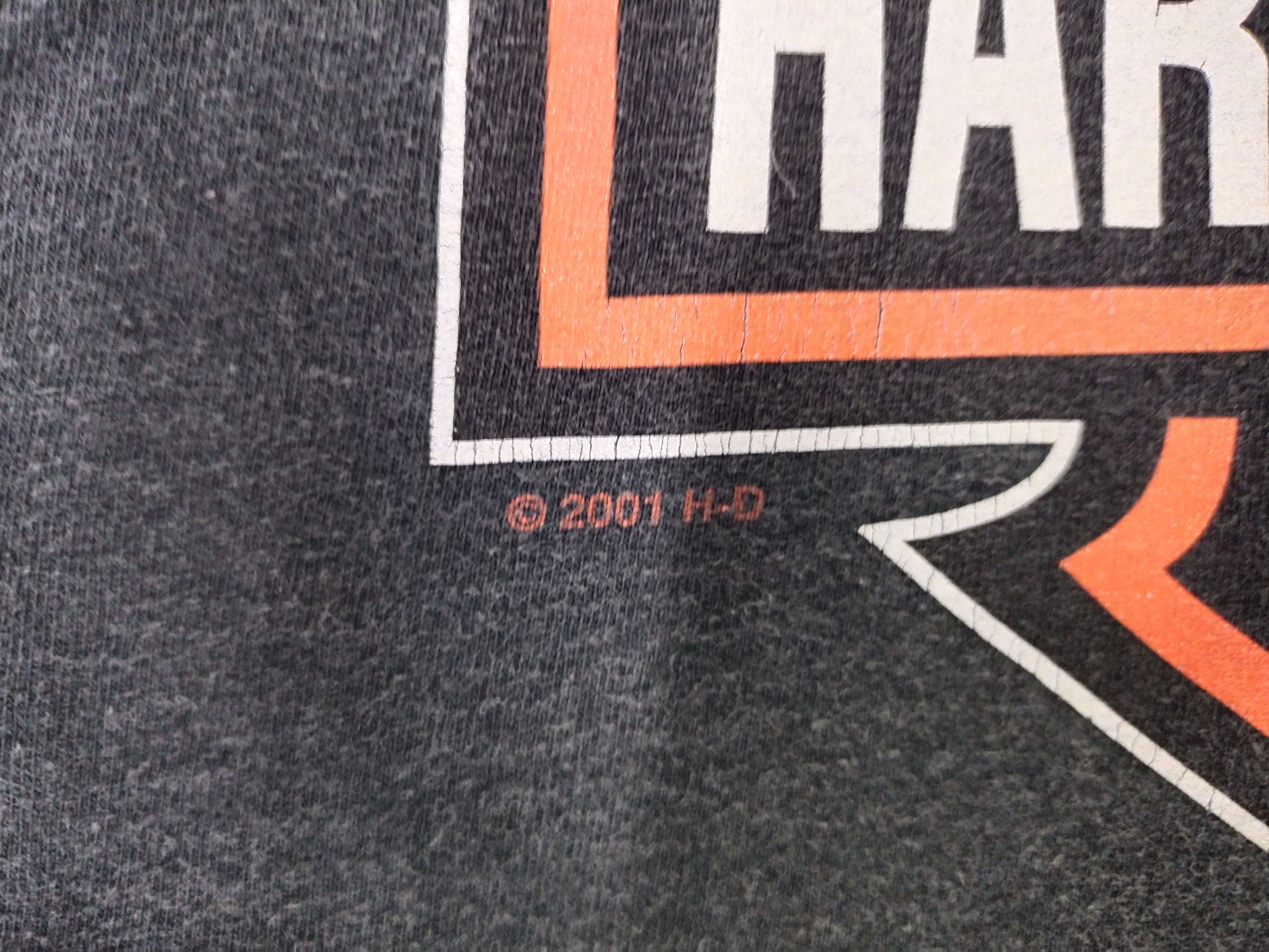 Harley Davidson Vintage HD Harley Davidson Box Logo Faded Shirt Tee Size US L / EU 52-54 / 3 - 7 Thumbnail