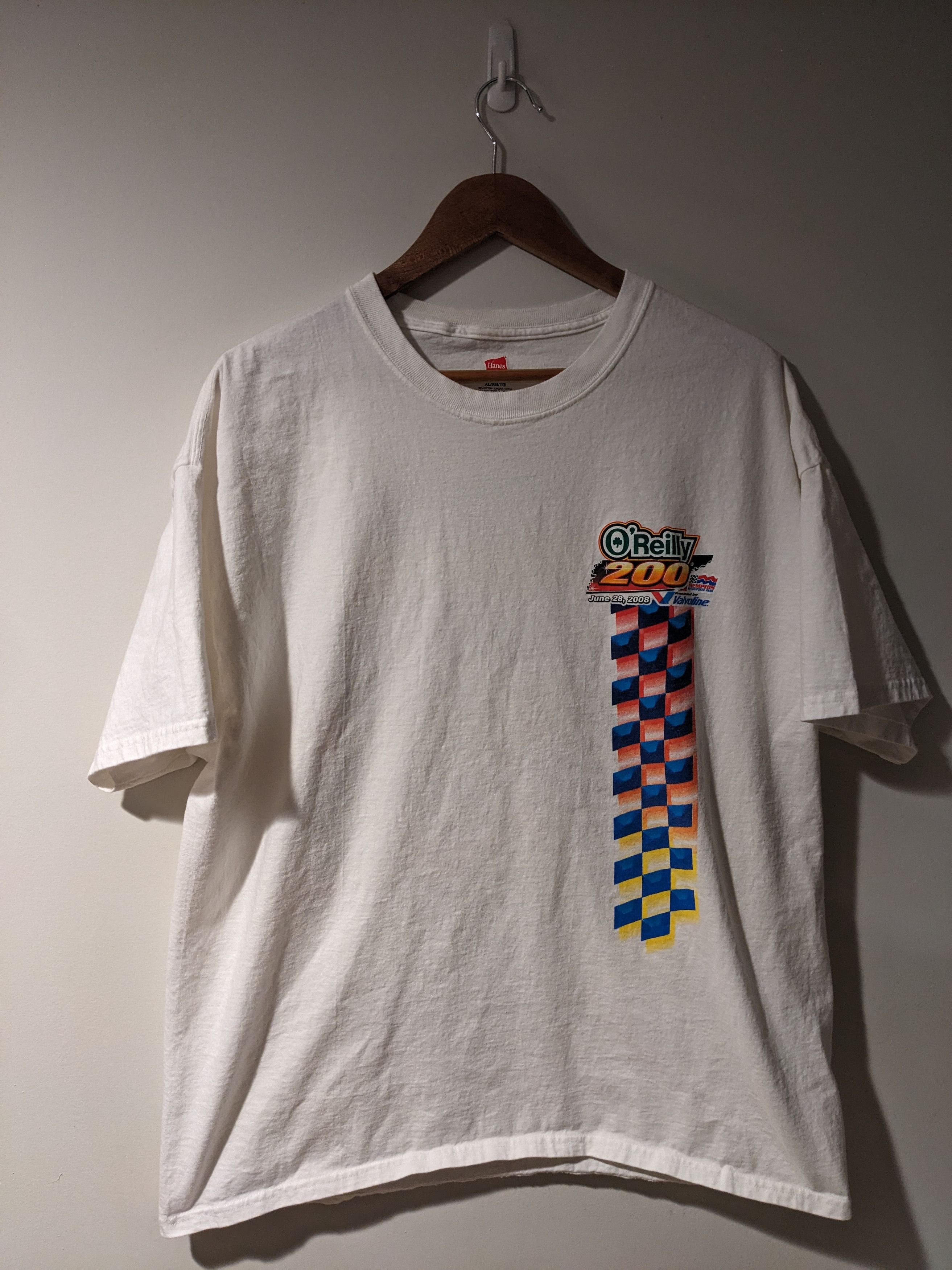 NASCAR × Vintage Vintage 2008 Nascar Racing Speedway Chevy O'Reilly T-Shirt Size US XL / EU 56 / 4 - 4 Thumbnail