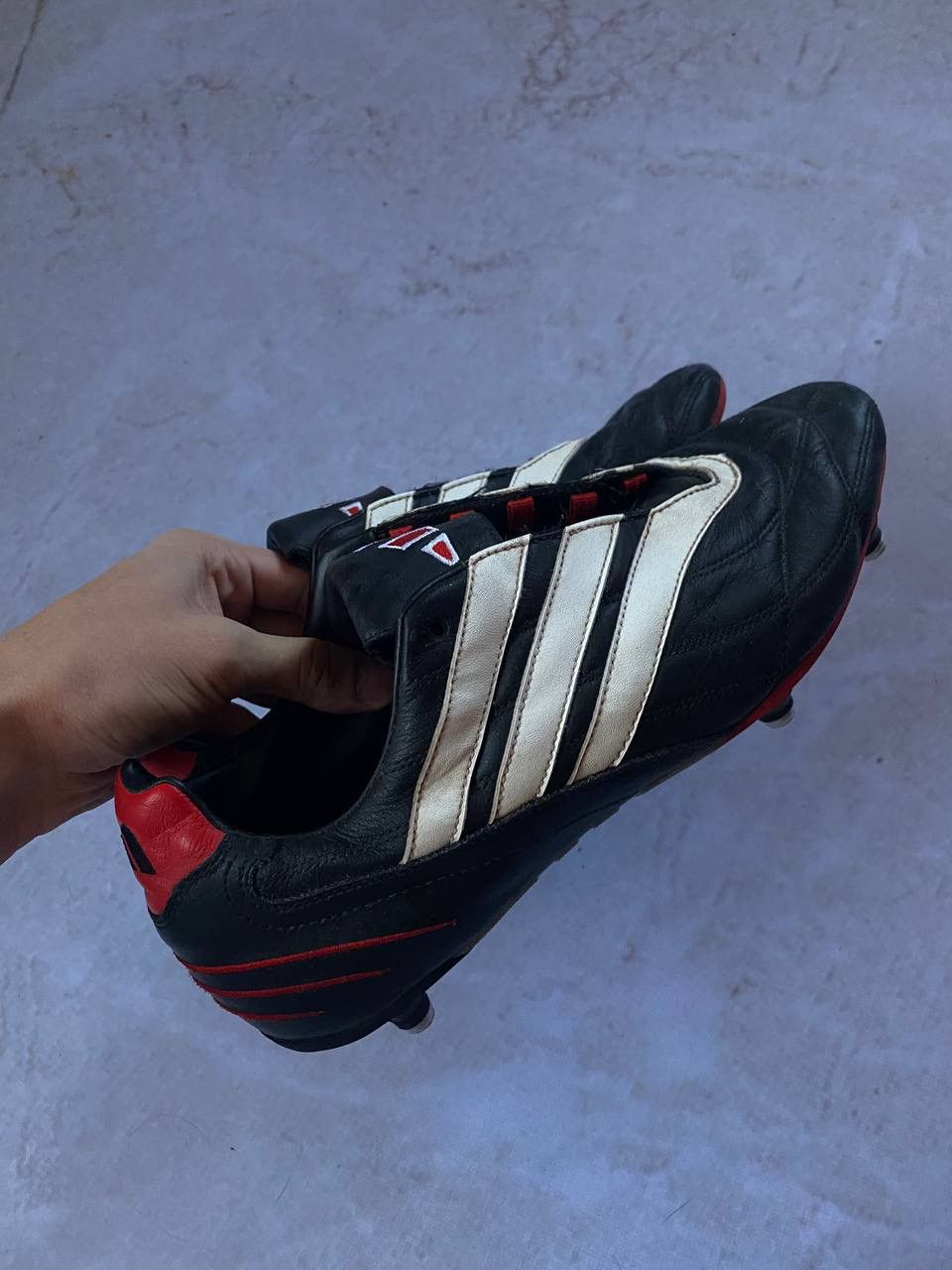 Adidas Vintage 90s Rare Adidas Soccer Cleats Shoes Size US 9 / EU 42 - 1 Thumbnail