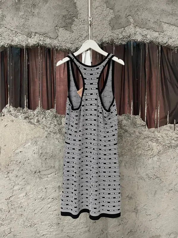 Miu Miu Miu Miu Multicolor Summer Sleeveless Dress . Size XXS / US 00 / IT 34 - 2 Thumbnail
