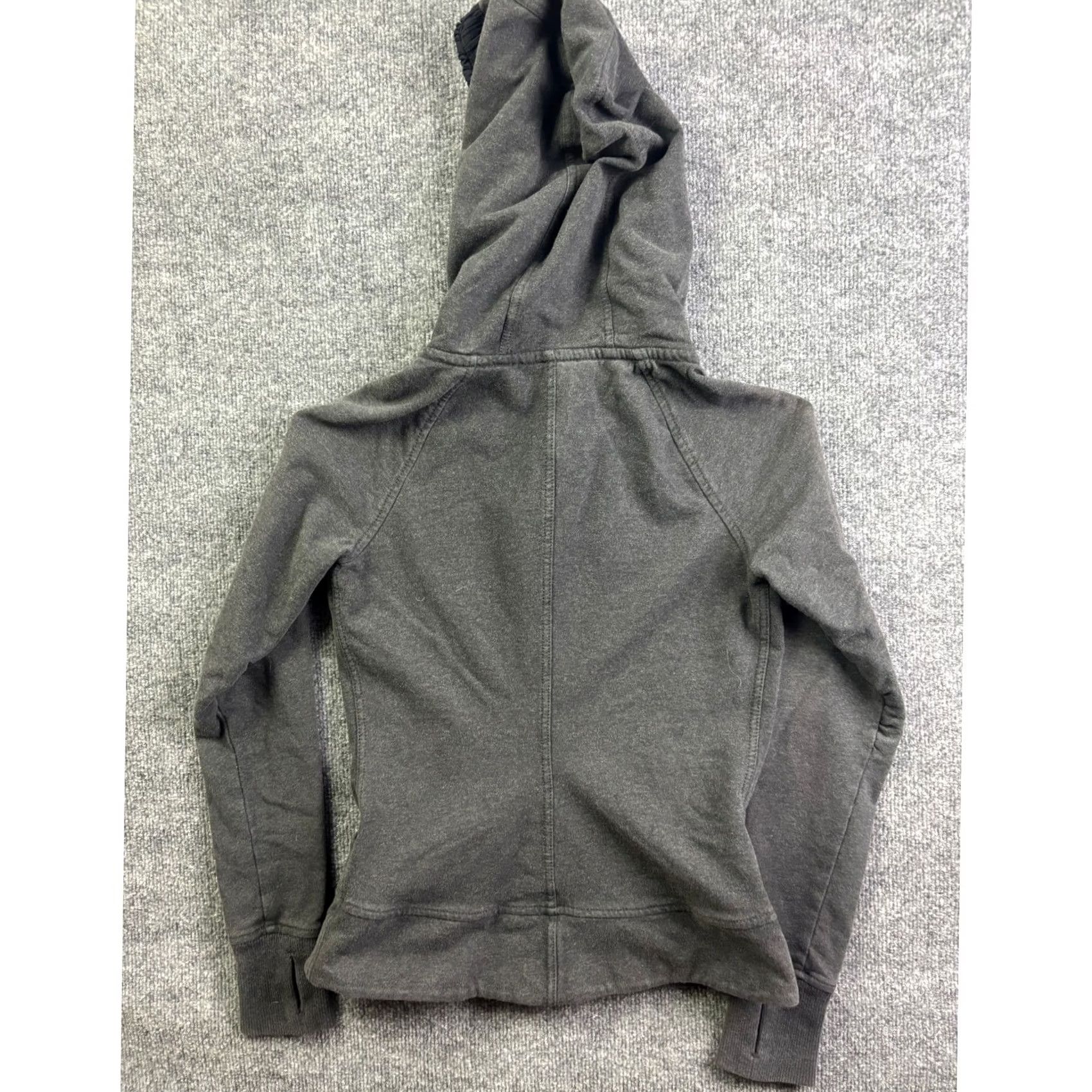 Lululemon Lululemon Scuba Full Zip Hoodie Womens Size 6 Gray Heathered Thumbholes 62555 Size M / US 6-8 / IT 42-44 - 5 Thumbnail