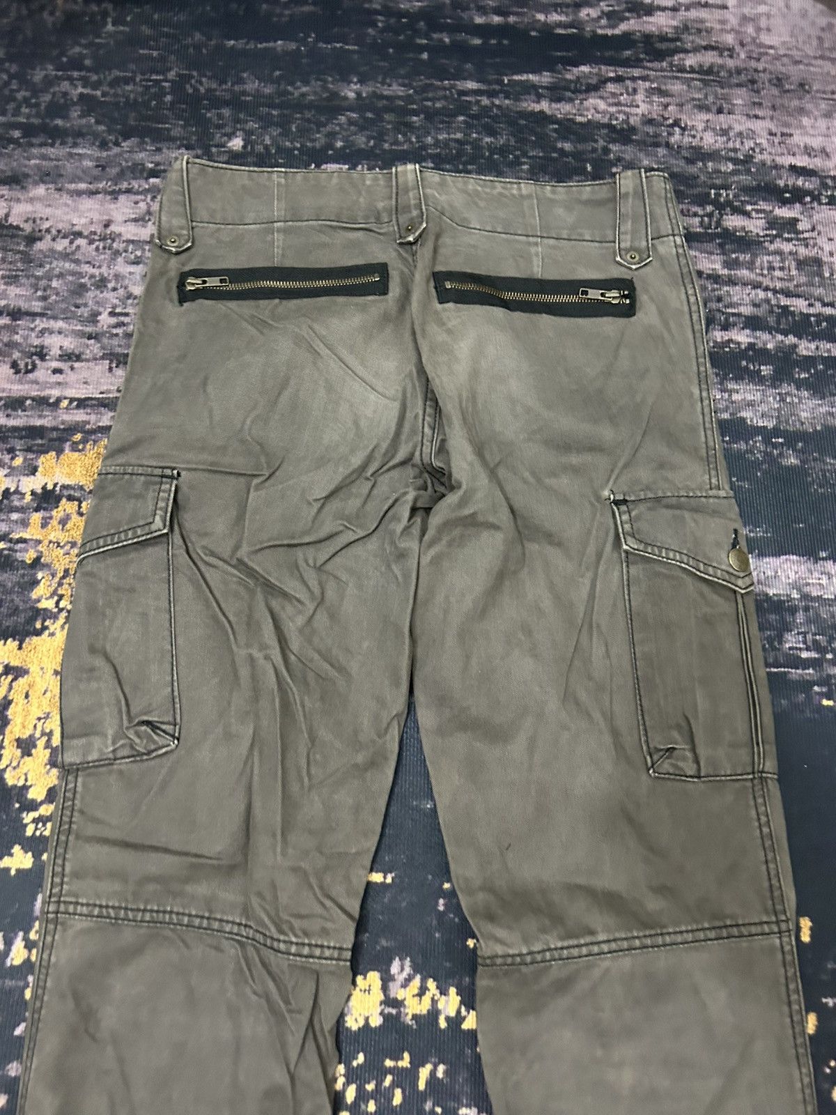 Katharine Hamnett London Katharine Hamnett London Faded Kargo Zip Leg Flare Pants Size US 31 - 6 Thumbnail
