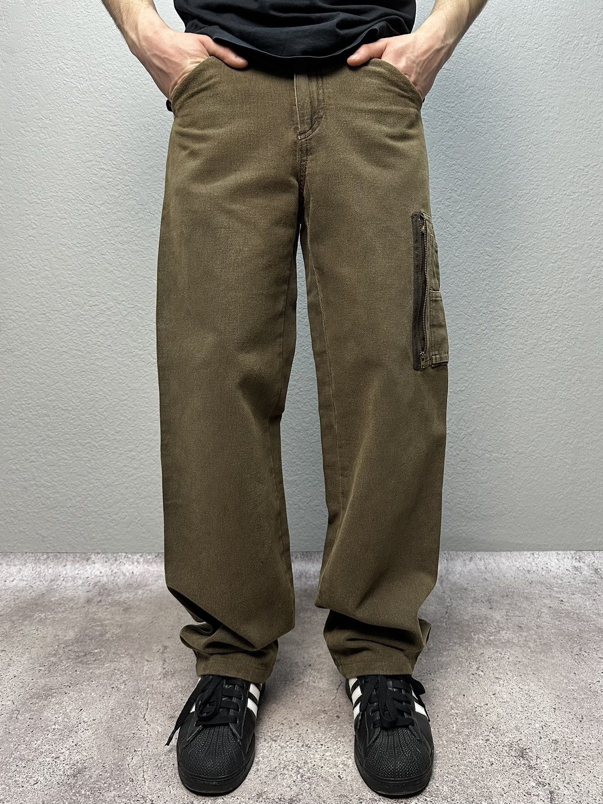 G-Star Vintage Y2K Distressed Avant Garde Diesel cargo Jeans Pants Size US 30 / EU 46 - 1 Thumbnail