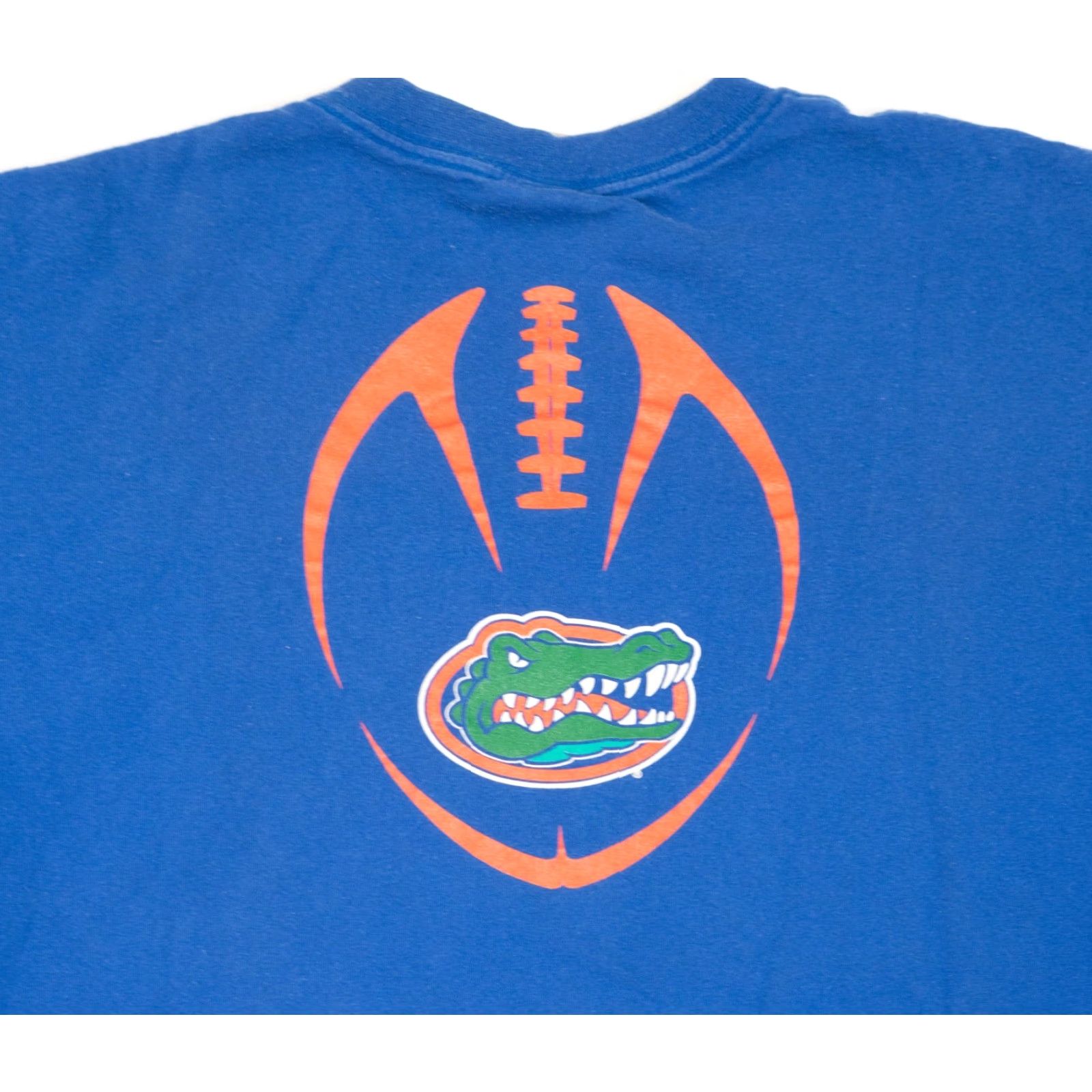Nike VINTAGE Nike Center Swoosh Florida Gators T-Shirt 2XL Football NCAA Mens Shirts, Blue, 1990s, VTG, Logo, Short Sleeve, Crew Neck, Cotton Size US XXL / EU 58 / 5 - 5 Thumbnail