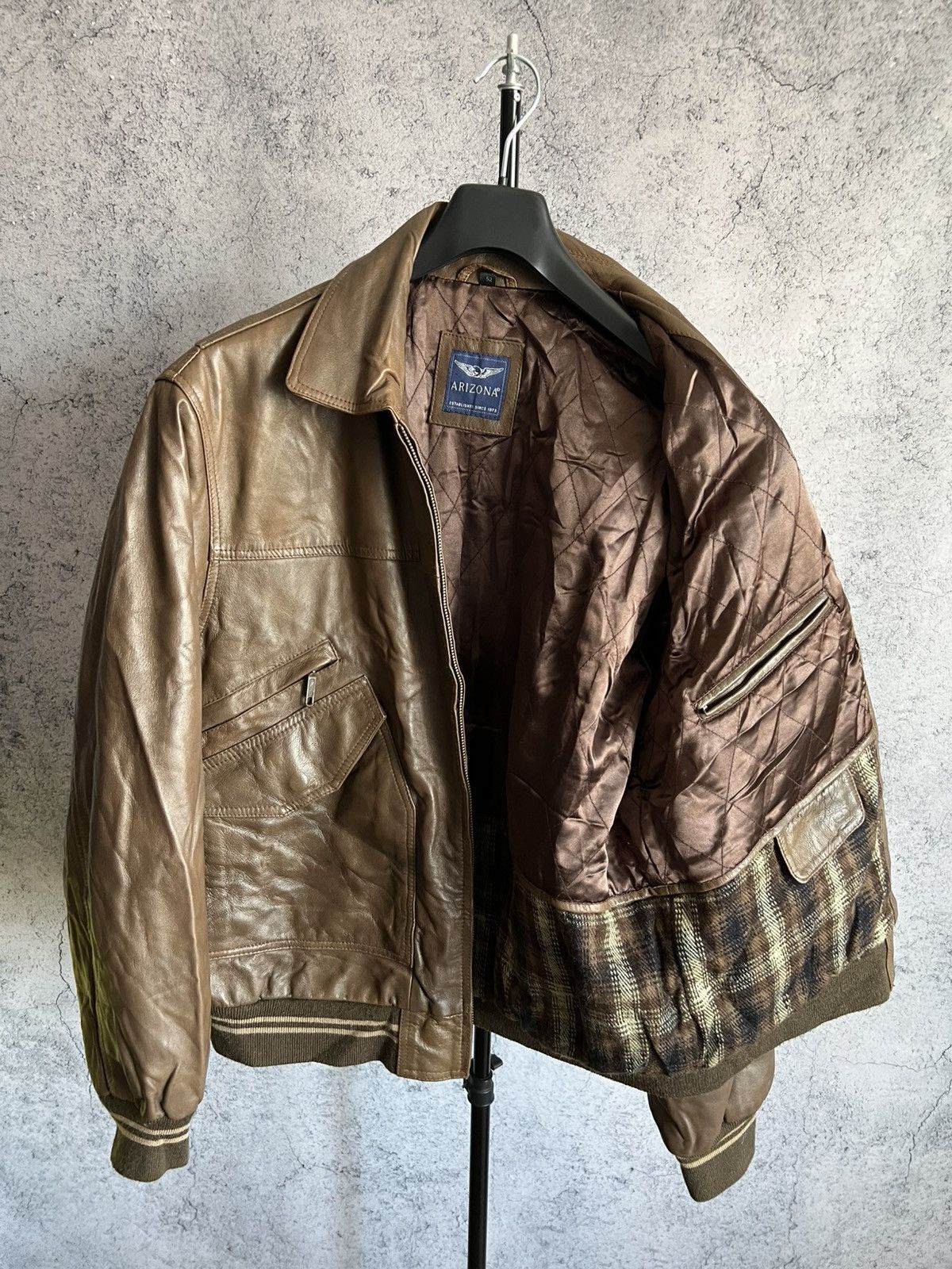 Leather Vintage Arizona Leather Jacket Marcucci Skins USA Air Force Size US L / EU 52-54 / 3 - 10 Thumbnail