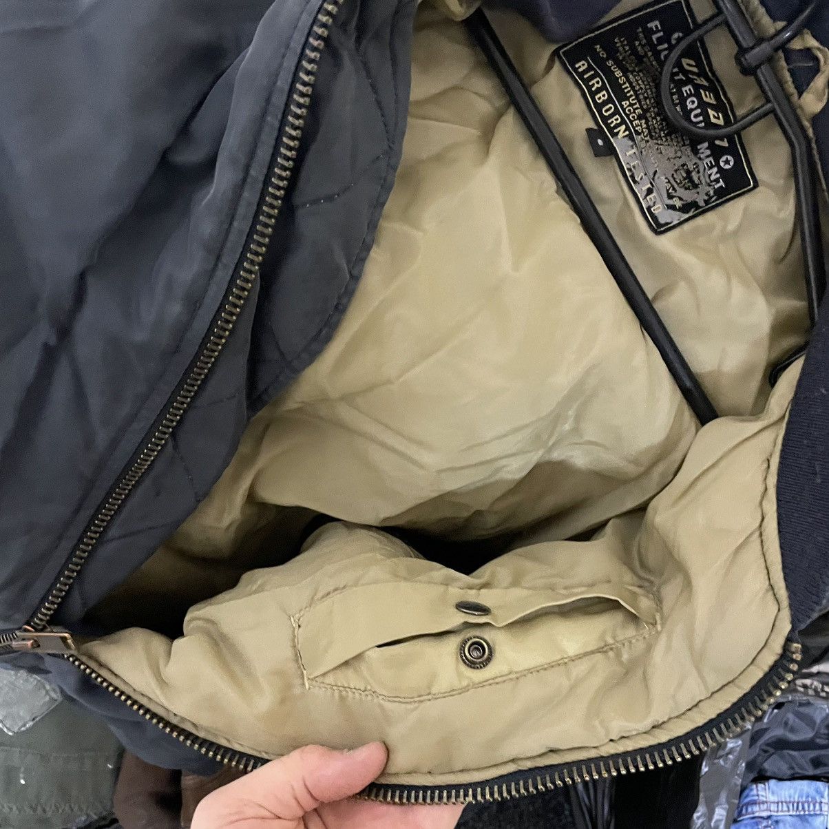 Alpha Industries × Vintage 🔥 Vintage Alpha Industries MA-1 Flight Bomber Jacket Size US S / EU 44-46 / 1 - 6 Thumbnail