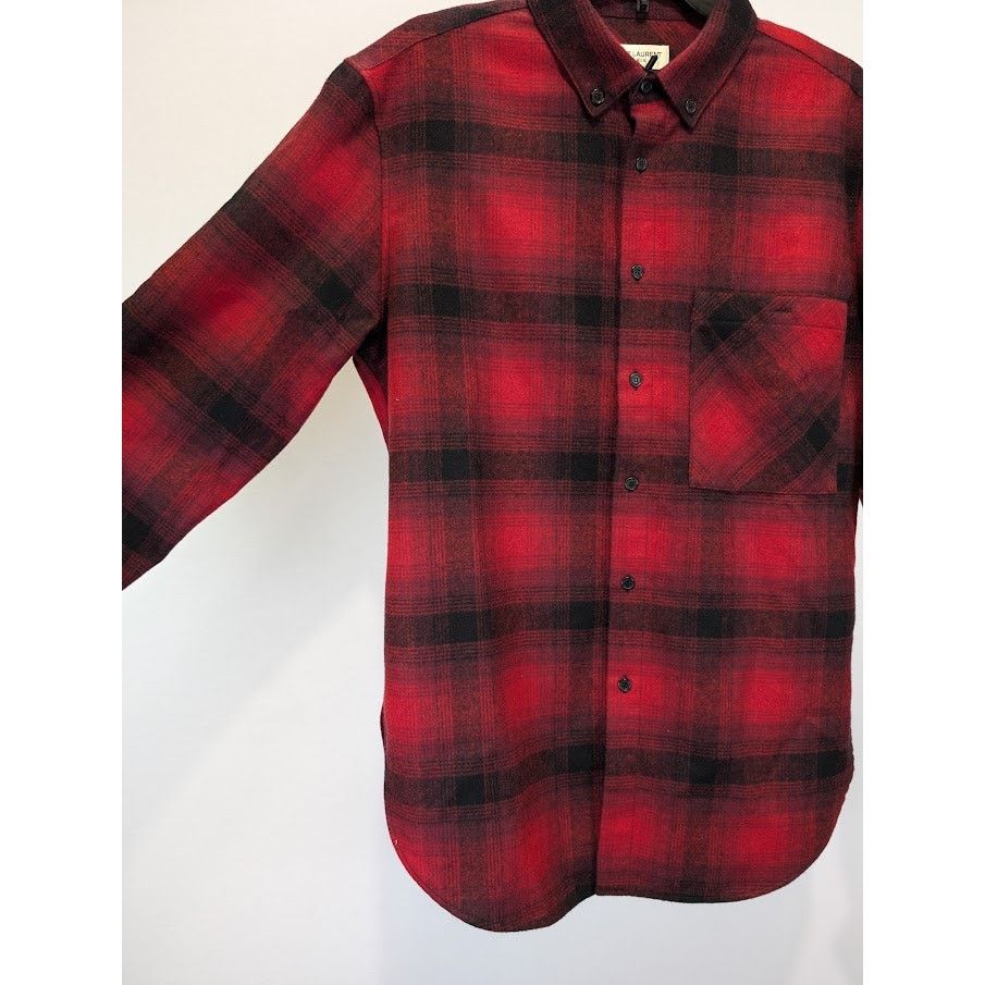 Saint Laurent Paris o1rshd1 Checked Button Up Shirt in Red/Black Size US M / EU 48-50 / 2 - 8 Thumbnail