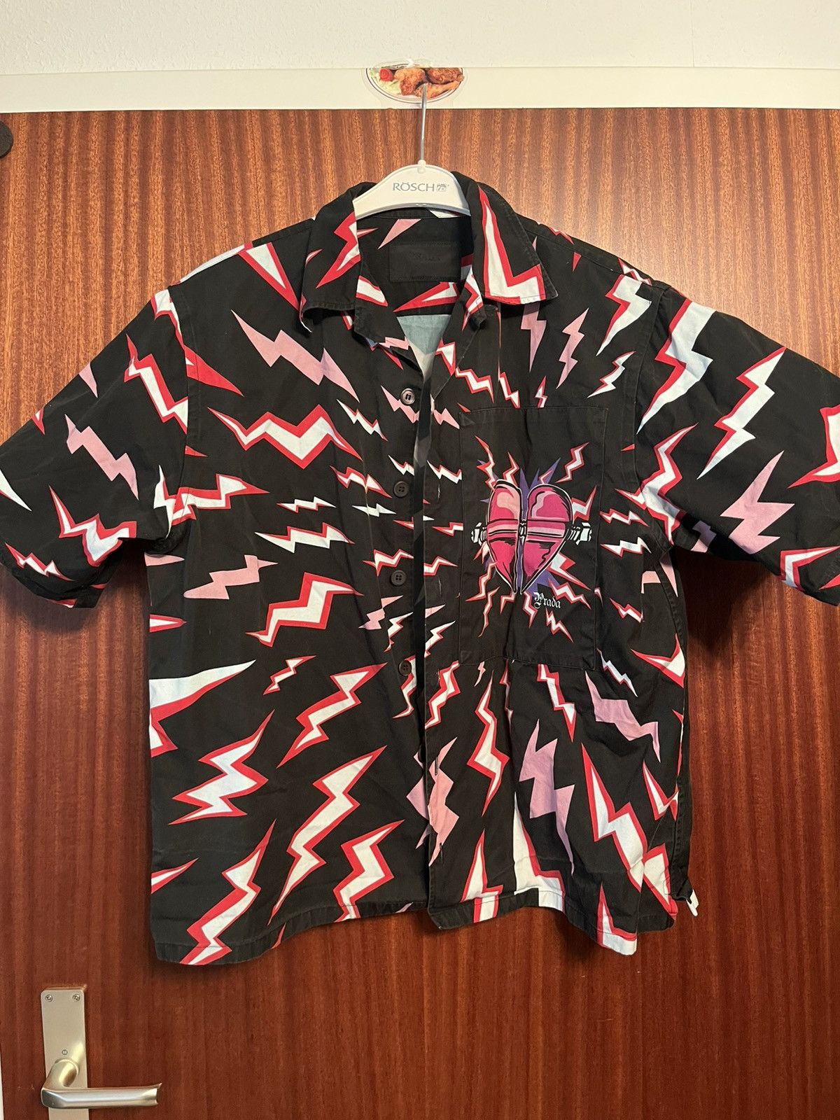 プラダ PRADA ワイシャツ ポプリンストレッチシャツ ブラック