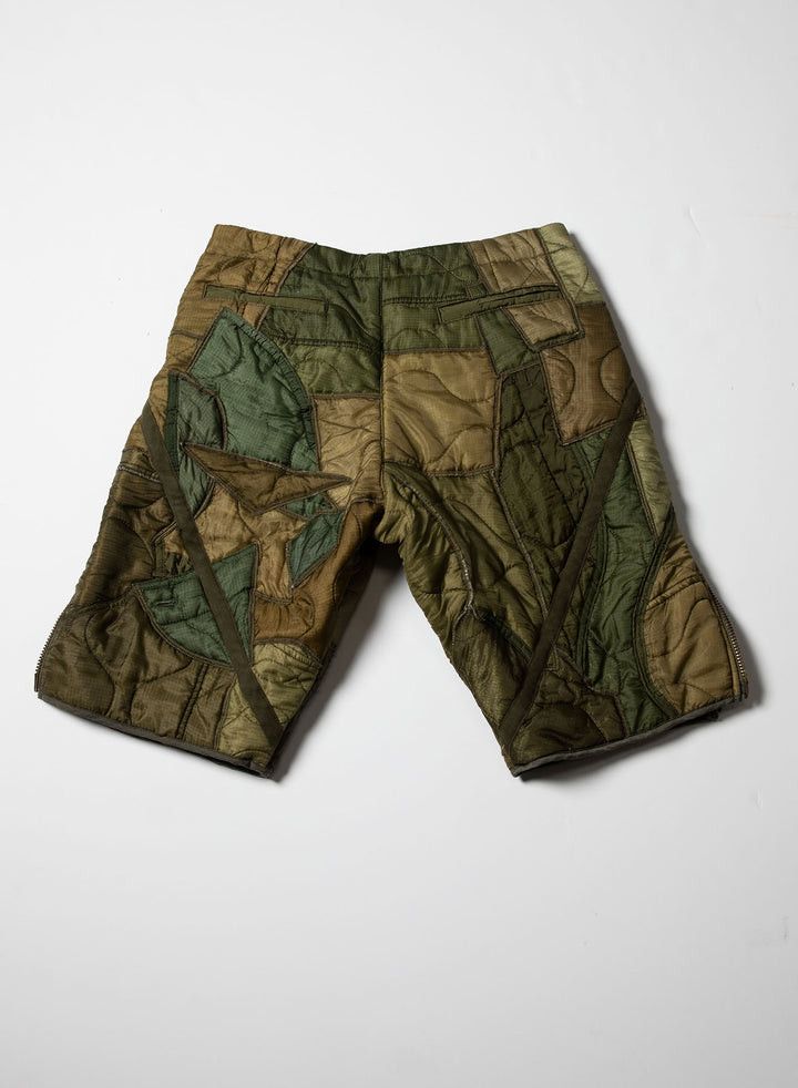 Greg Lauren $1525 Greg Lauren Mixed Puffer Zip Short Size US 28 / EU 44 - 4 Thumbnail