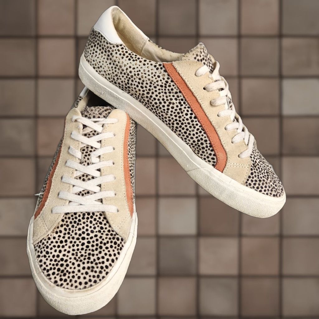 Madewell Madewell Sidewalk Sneakers in Spotted Calf Hair-Size 10 Size US 10 / IT 40 - 1 Thumbnail