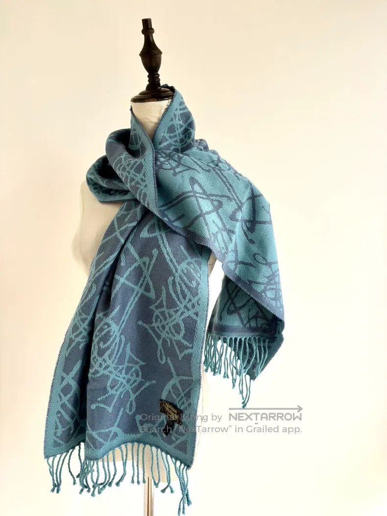 Vivienne Westwood Vintage Blue Double-Sided Saturn Imprint