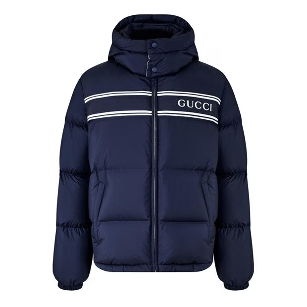 Gucci Stripe Nylon Puffer Jacket Size US S / EU 44-46 / 1 - 1 Thumbnail