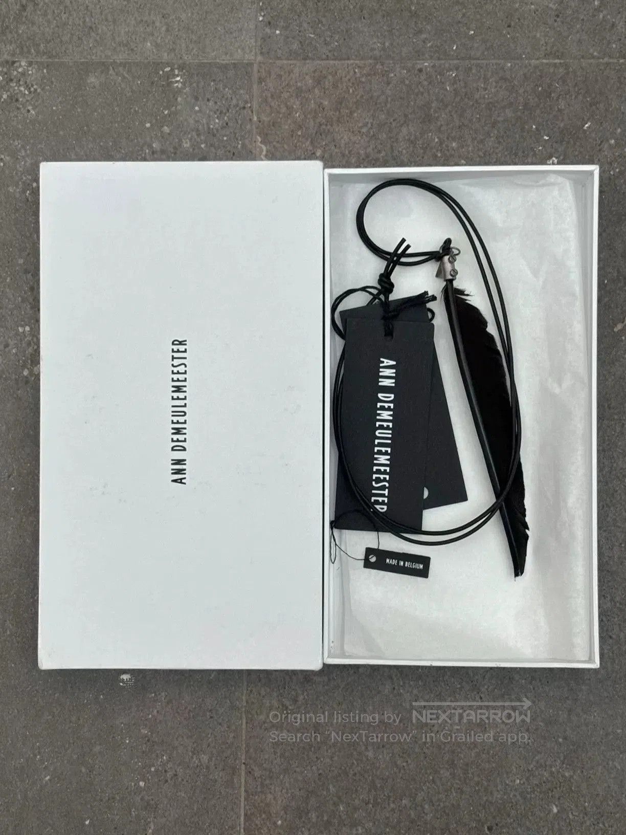 Ann Demeulemeester ann demeulemeester feather necklace with tag. Size ONE SIZE - 1 Thumbnail