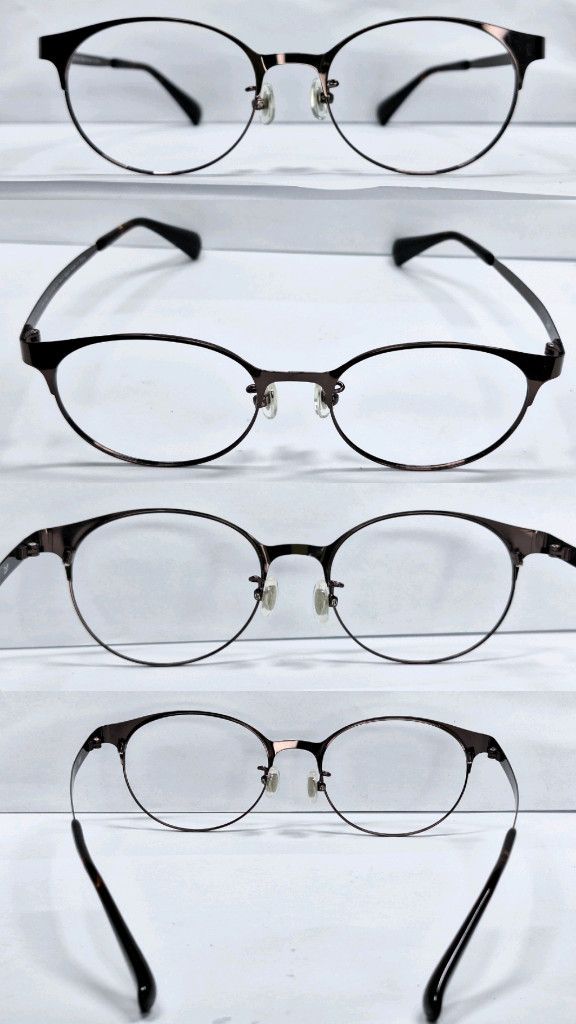 Vintage Zoff Business Boston Glasses Frame Brown ZY232019-43E1 M-41 Size ONE SIZE - 5 Thumbnail