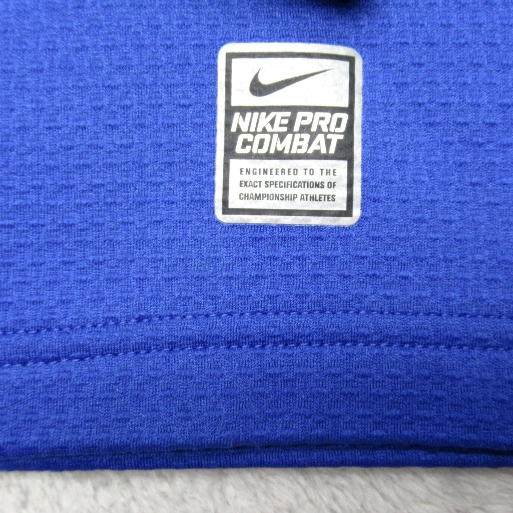 Nike Nike Pro Combat Shirt Mens Large Blue Dri-FIT Insulated Running Hiking XL Tag Size US L / EU 52-54 / 3 - 6 Thumbnail