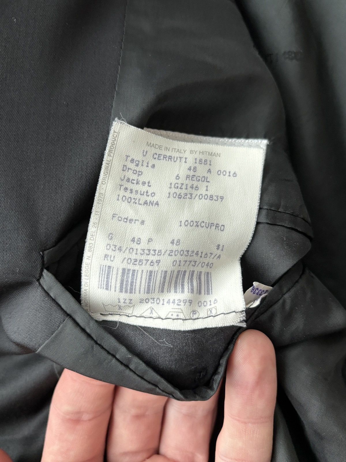 Cerruti 1881 × Designer Cerruti 1881 Suit Jacket Designer Blazer Coat Made in Italy Size 48S - 6 Thumbnail
