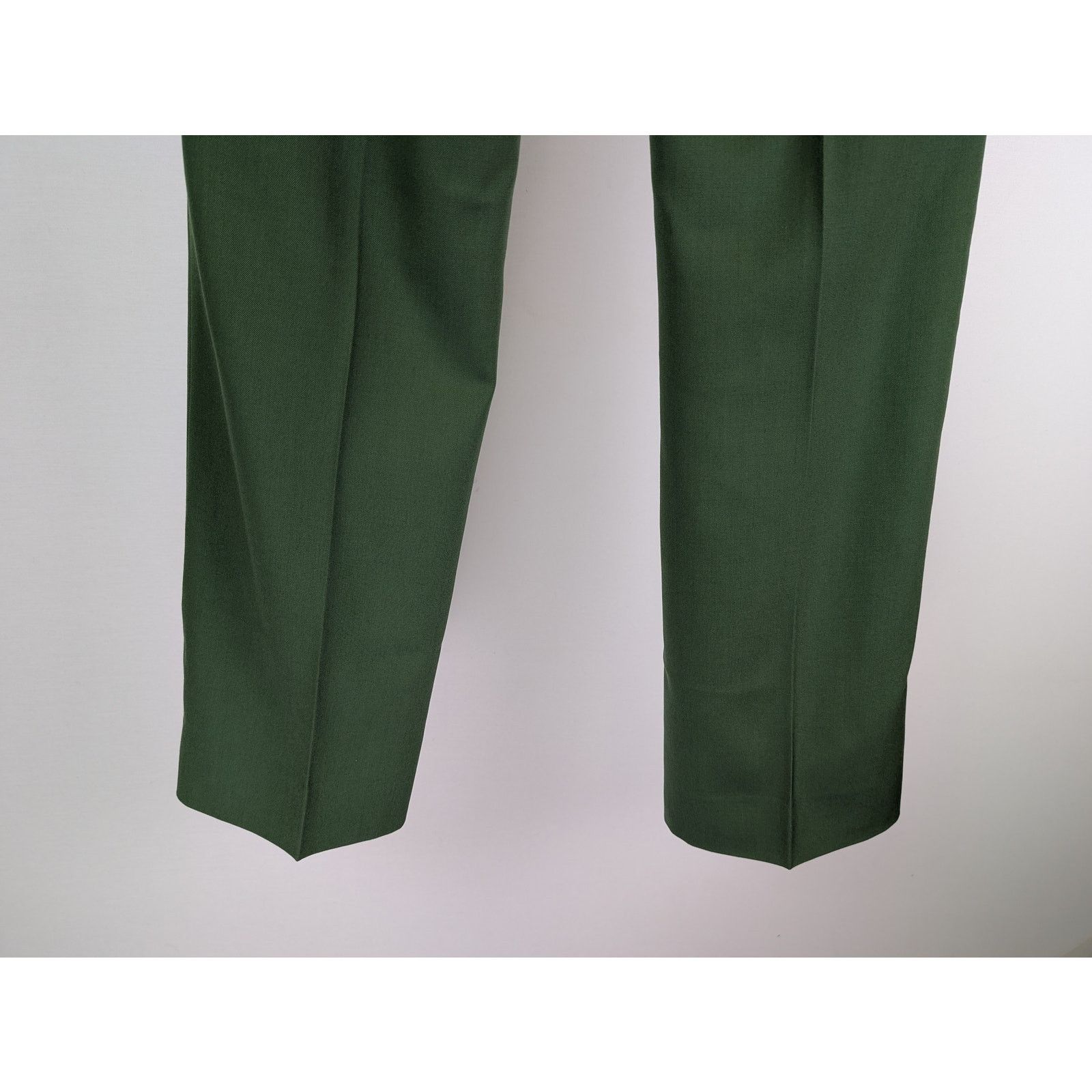 Gucci o1rshd1 Q:2/ Aria Pant English Wool Gabardine Pants in Green Size US 32 / EU 48 - 9 Thumbnail
