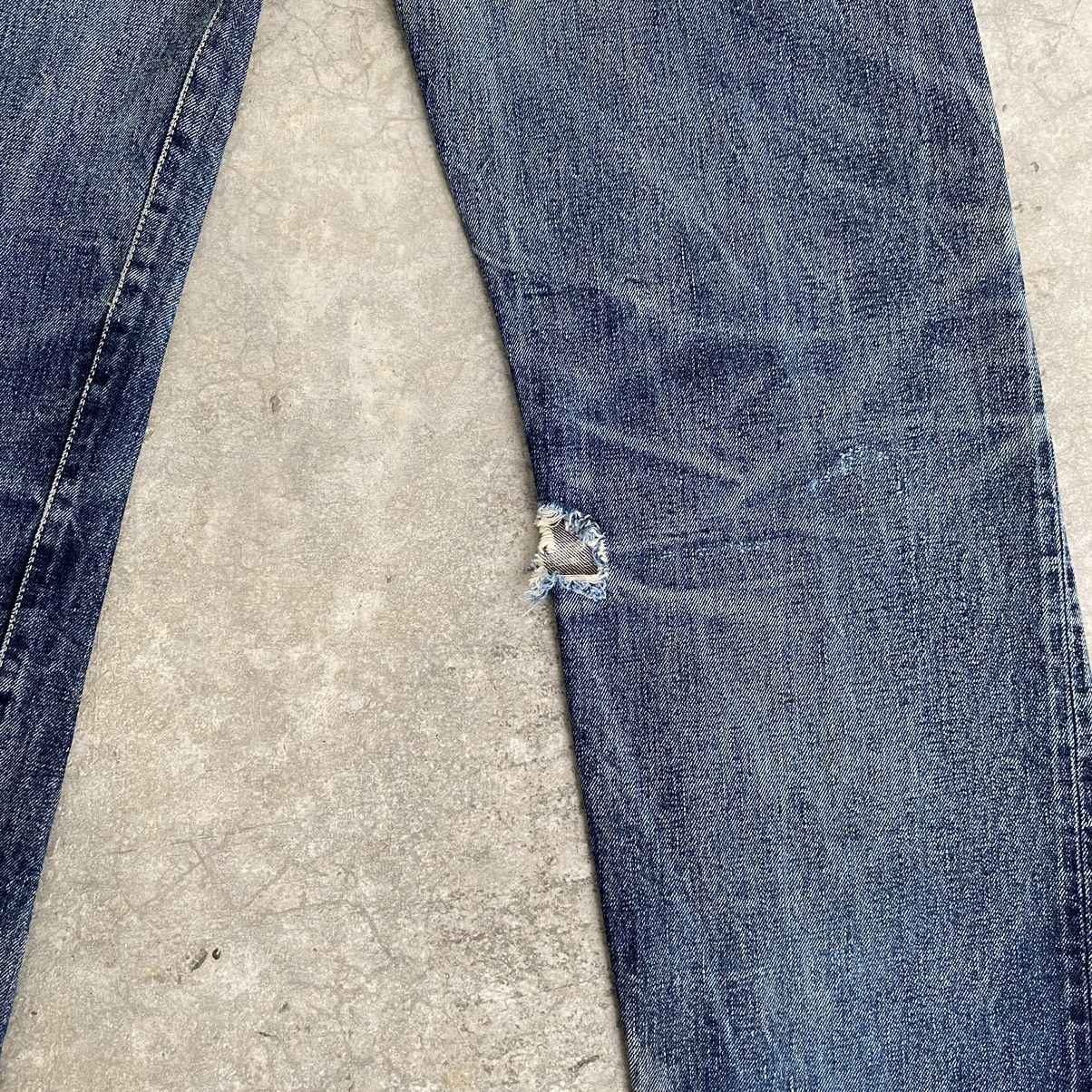 Pherrow's Vintage Pherrow’s Stormy Blue Faded Blue Selvedge Jeans Size US 29 - 16 Thumbnail