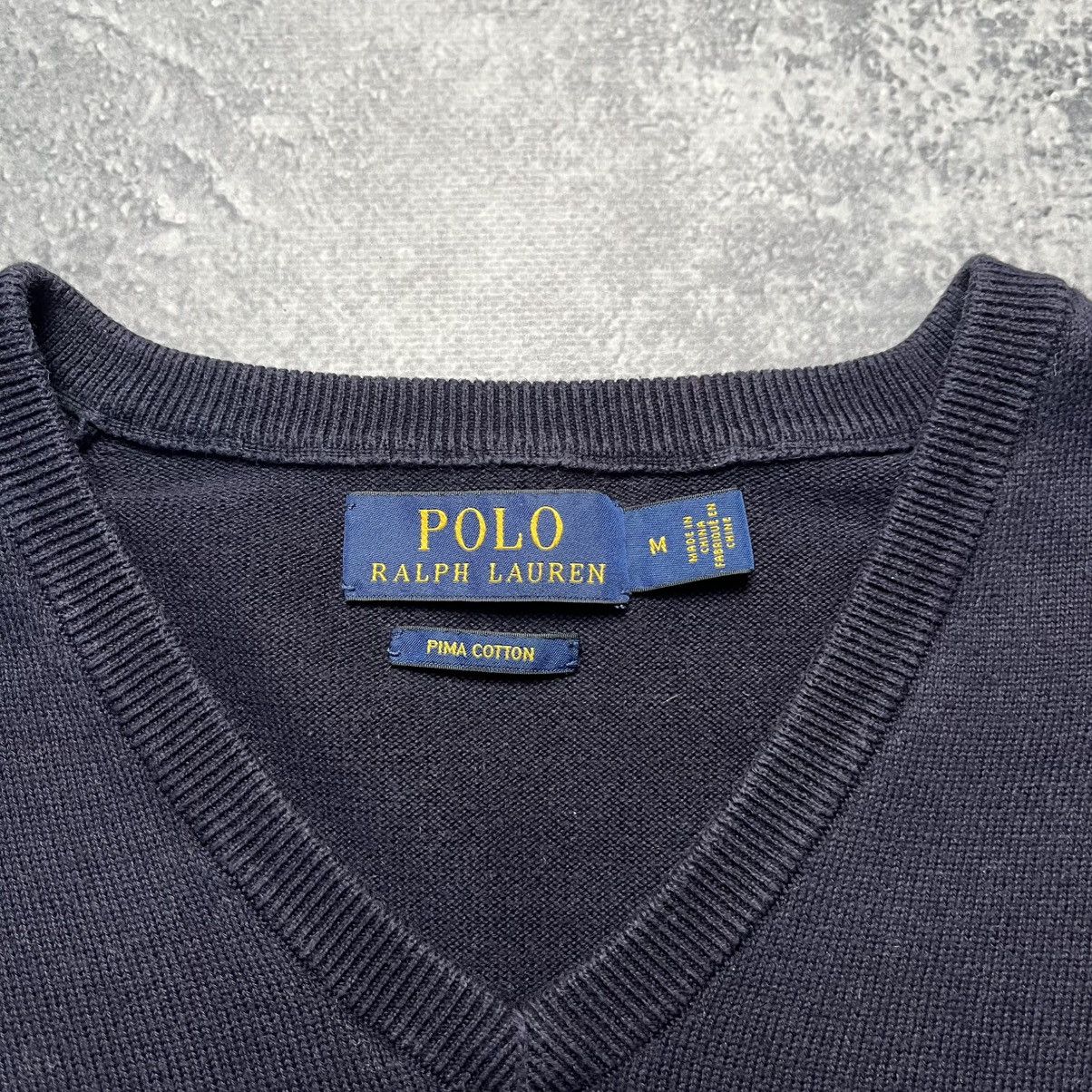Polo Ralph Lauren × Vintage Vintage Polo Ralph Lauren Sweater V-Neck Streetwear Y2K Size US M / EU 48-50 / 2 - 3 Thumbnail