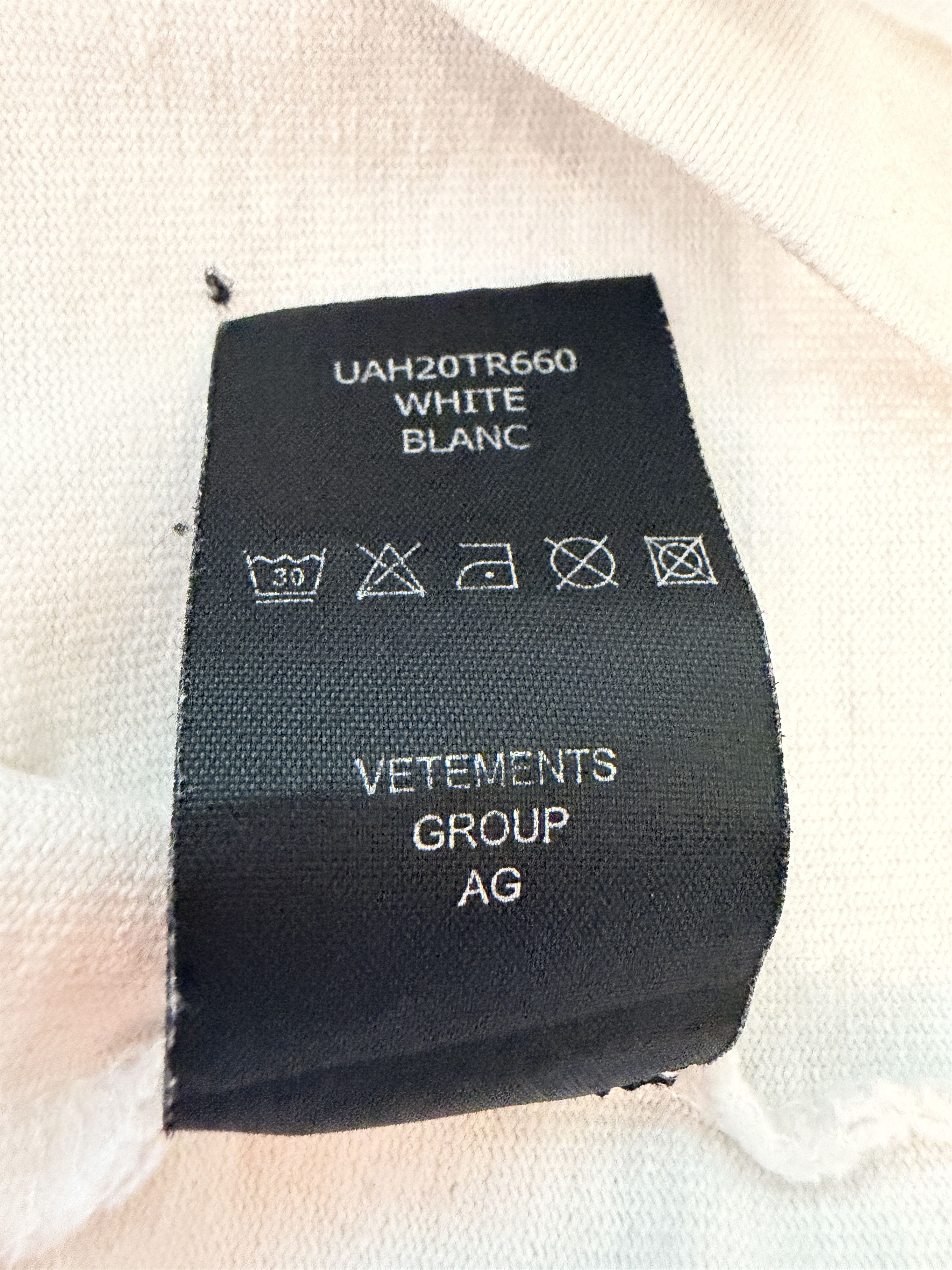 Vetements Marianas Web Deep Web Paradise Heavyweight Tee Size US M / EU 48-50 / 2 - 11 Thumbnail