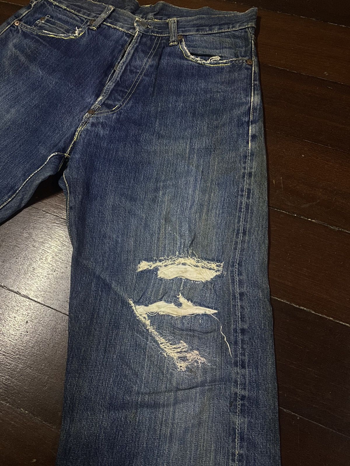 Japanese Brand × Studio D'Artisan × Vintage FIRE 🔥 vintage Studio D’Artisan DO2AXX Selvedge Denim Size US 32 / EU 48 - 7 Thumbnail