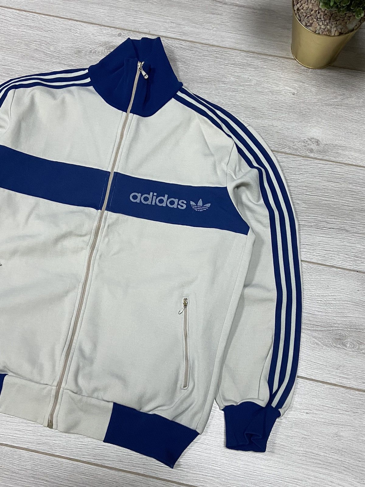 Vintage Adidas Yugoslavia stripes vintage track jacket Size US L / EU 52-54 / 3 - 3 Thumbnail