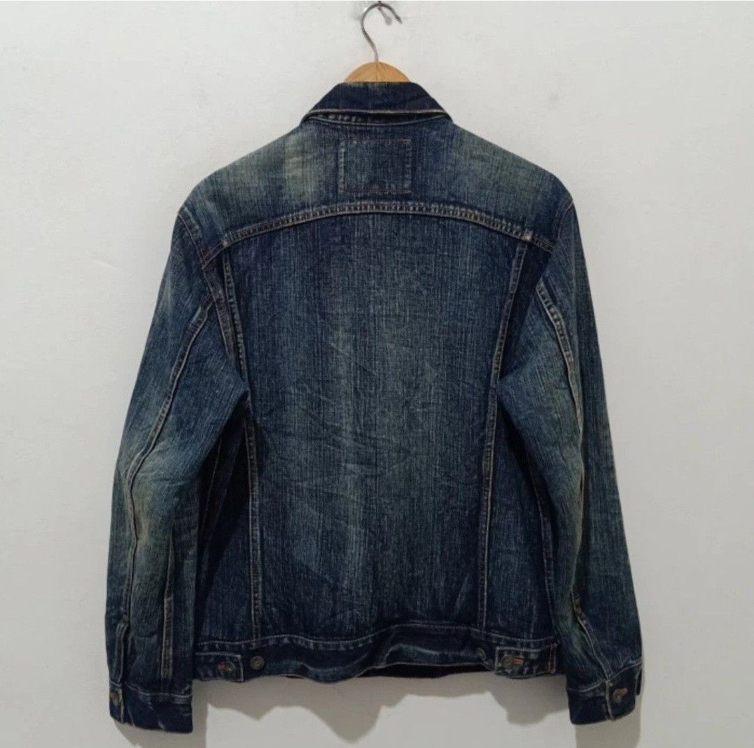 Japanese Brand HNBM has no boundaries of manifest Trucker Denim Jacket Size US XL / EU 56 / 4 - 2 Thumbnail