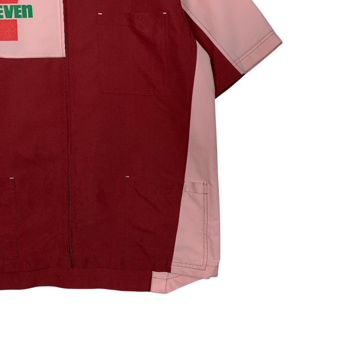 Japanese Brand 7-ELEVEN Short Sleeve Uniform Jacket Work Jacket #2033-C88 Size US L / EU 52-54 / 3 - 4 Thumbnail