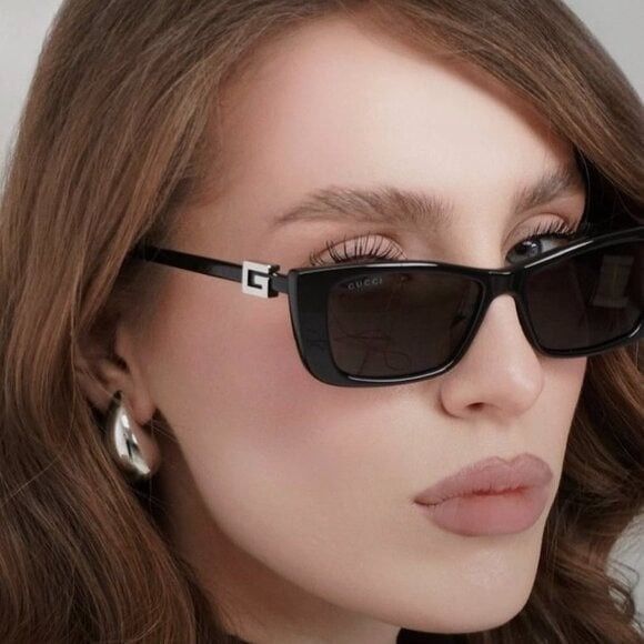 Gucci New Gucci GG1681S 001 Sunglasses - Shiny Black Fram Size ONE SIZE - 5 Thumbnail