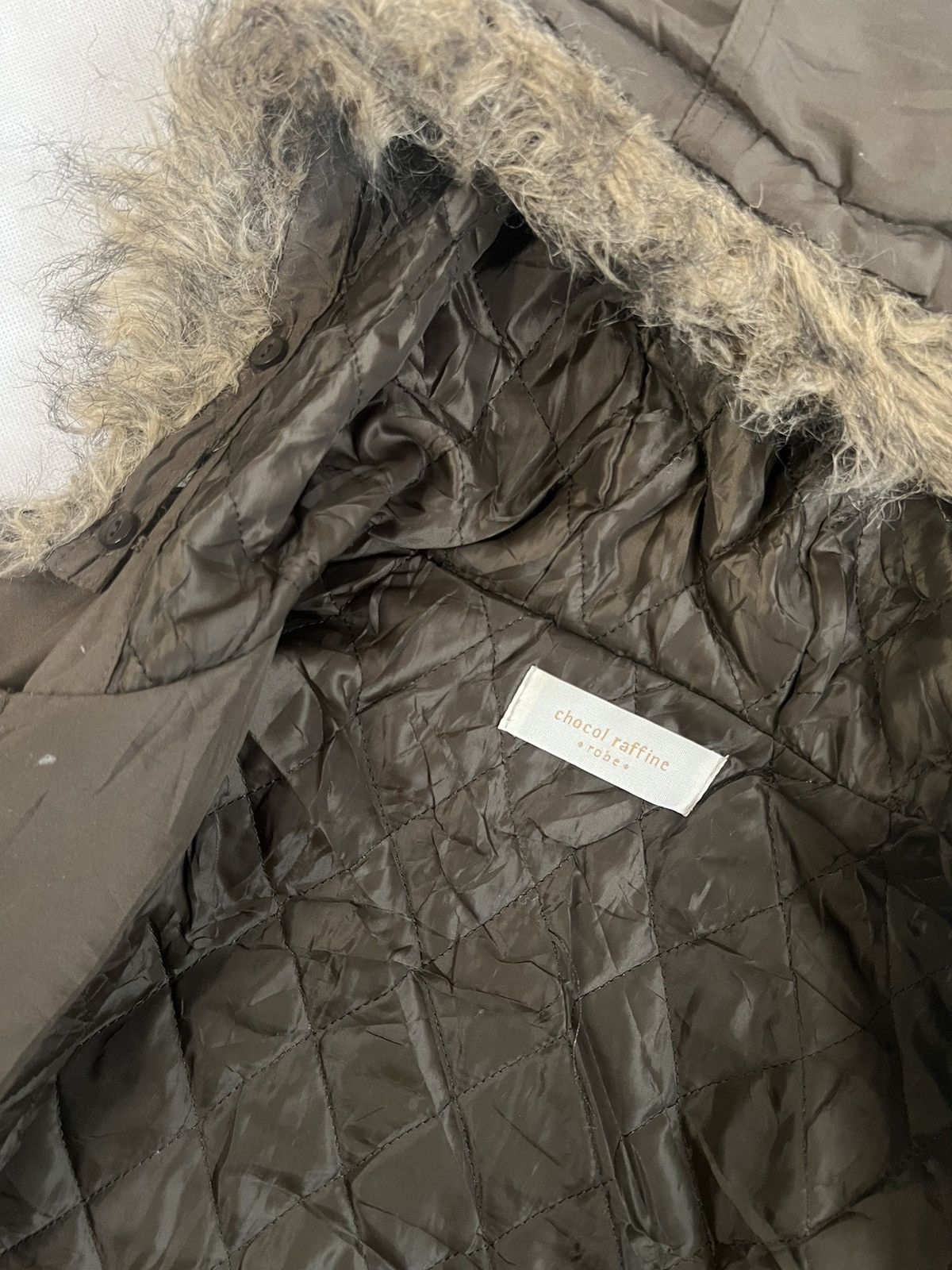 Japanese Brand Japanese Chocol Raffine Robe Racoon Fur Parkas Size US M / EU 48-50 / 2 - 5 Thumbnail