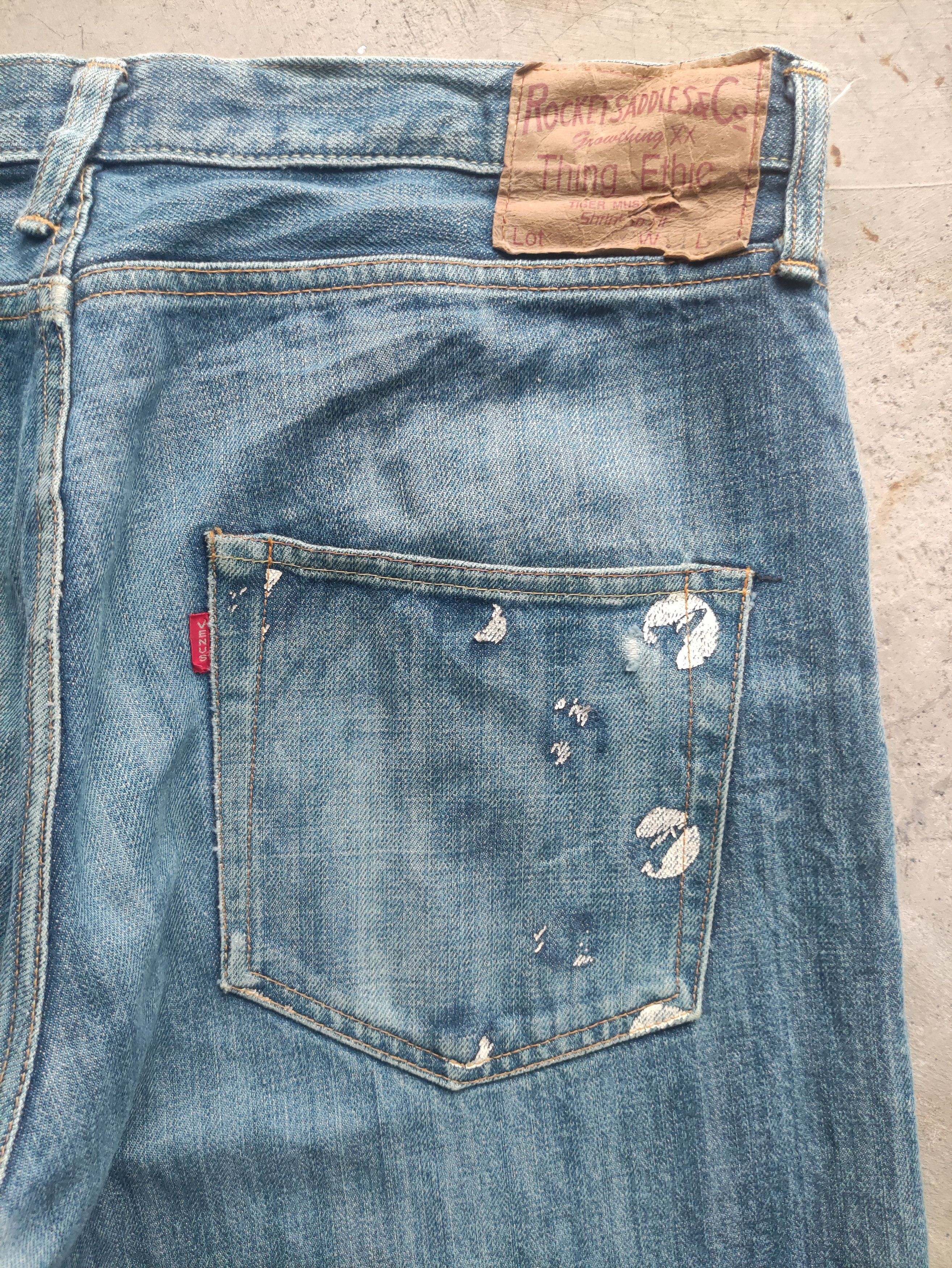 Venus Vintage Venus Japan Baggy Denim Faded Jean W34 Size US 34 / EU 50 - 11 Thumbnail