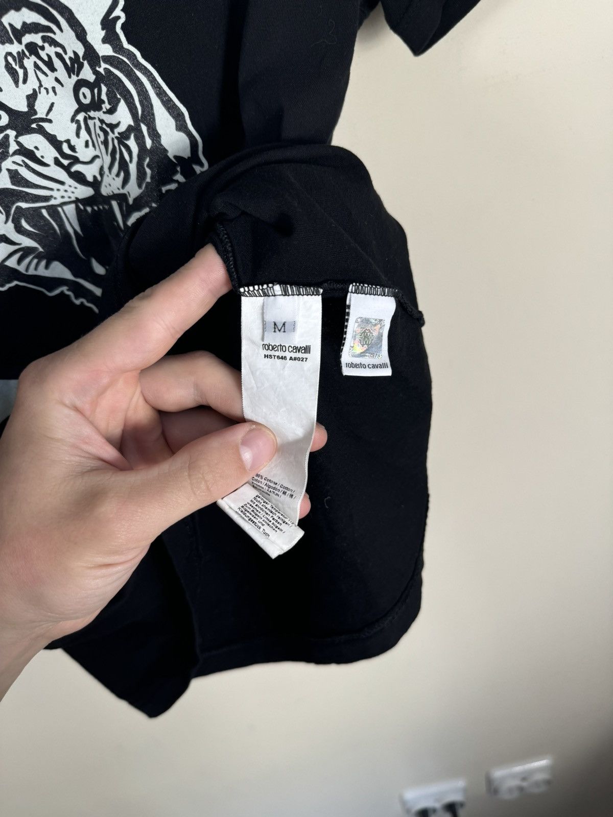 Just Cavalli × Roberto Cavalli Roberto Cavalli tiger logo tee Size US M / EU 48-50 / 2 - 4 Thumbnail