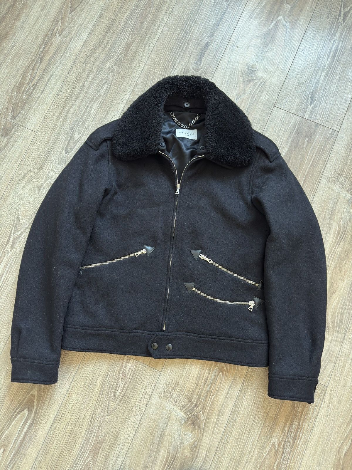 Sandro Sandro Paris Wool Jacket Size US M / EU 48-50 / 2 - 2 Thumbnail