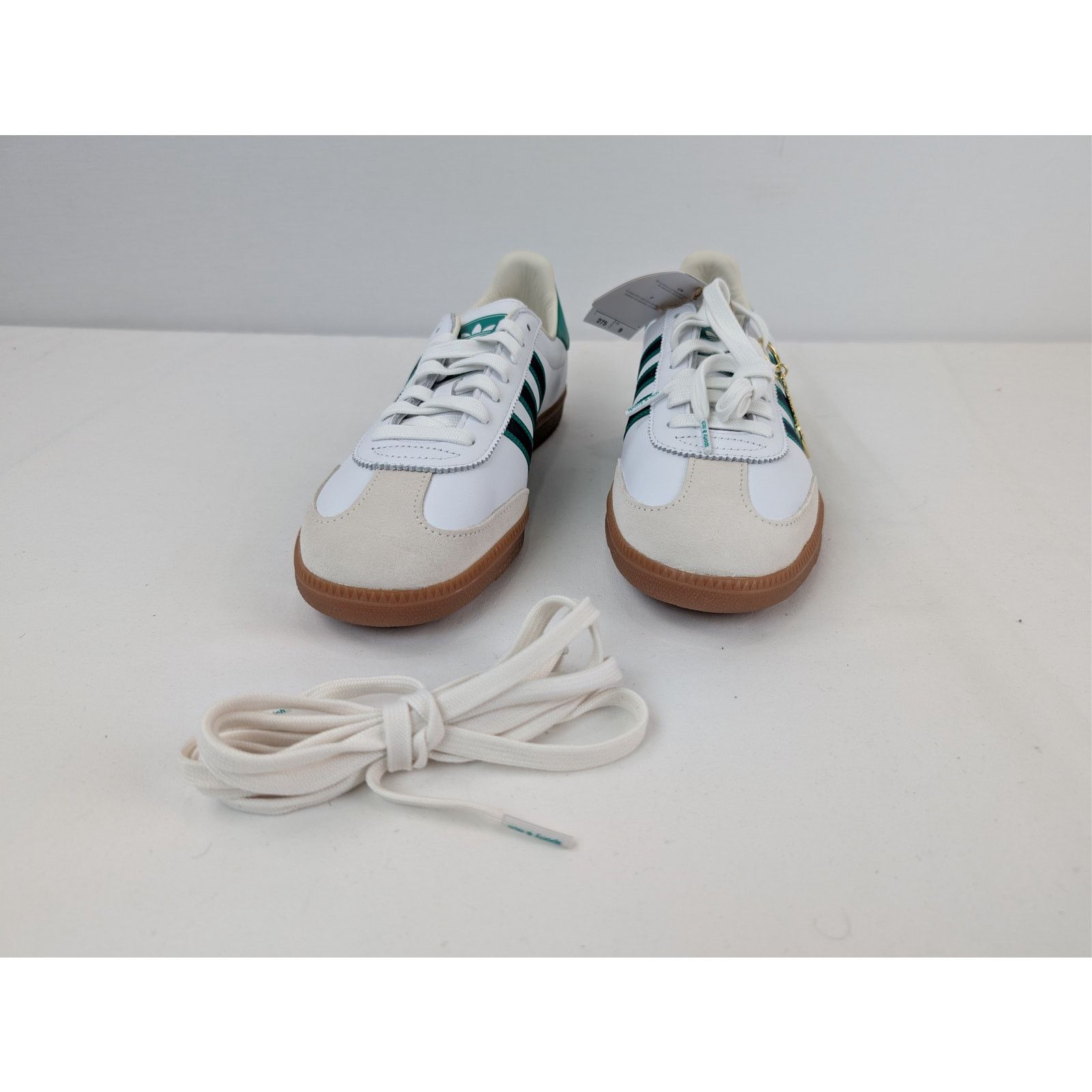 Adidas × Sporty & Rich o1rshd1 AS 250 Low-Top Sneakers in White / Green Size US 9.5 / EU 42-43 - 7 Thumbnail