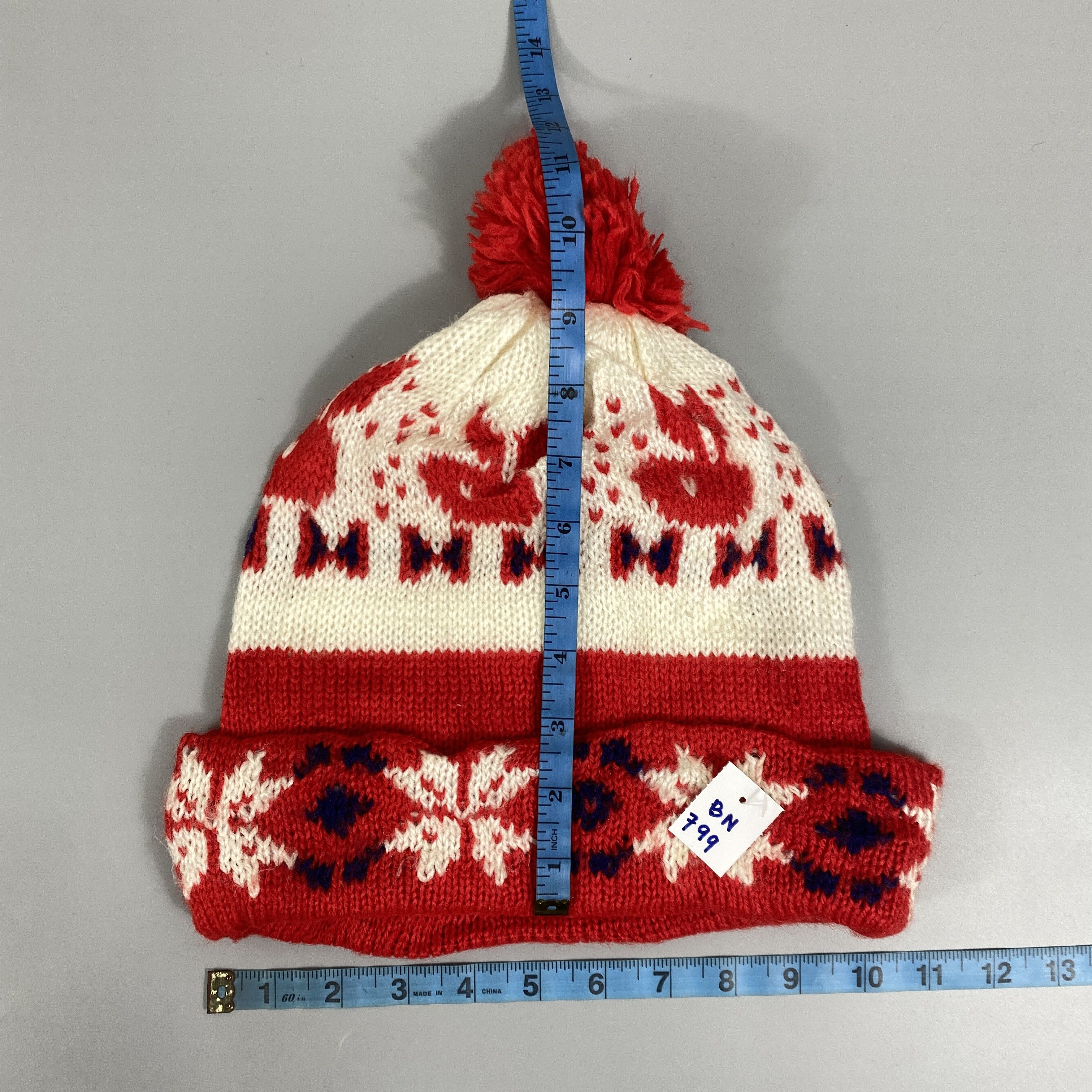 Japanese Brand Japanese Brand Snow Cap Hat Pom Pom -BN799 Size ONE SIZE - 5 Thumbnail