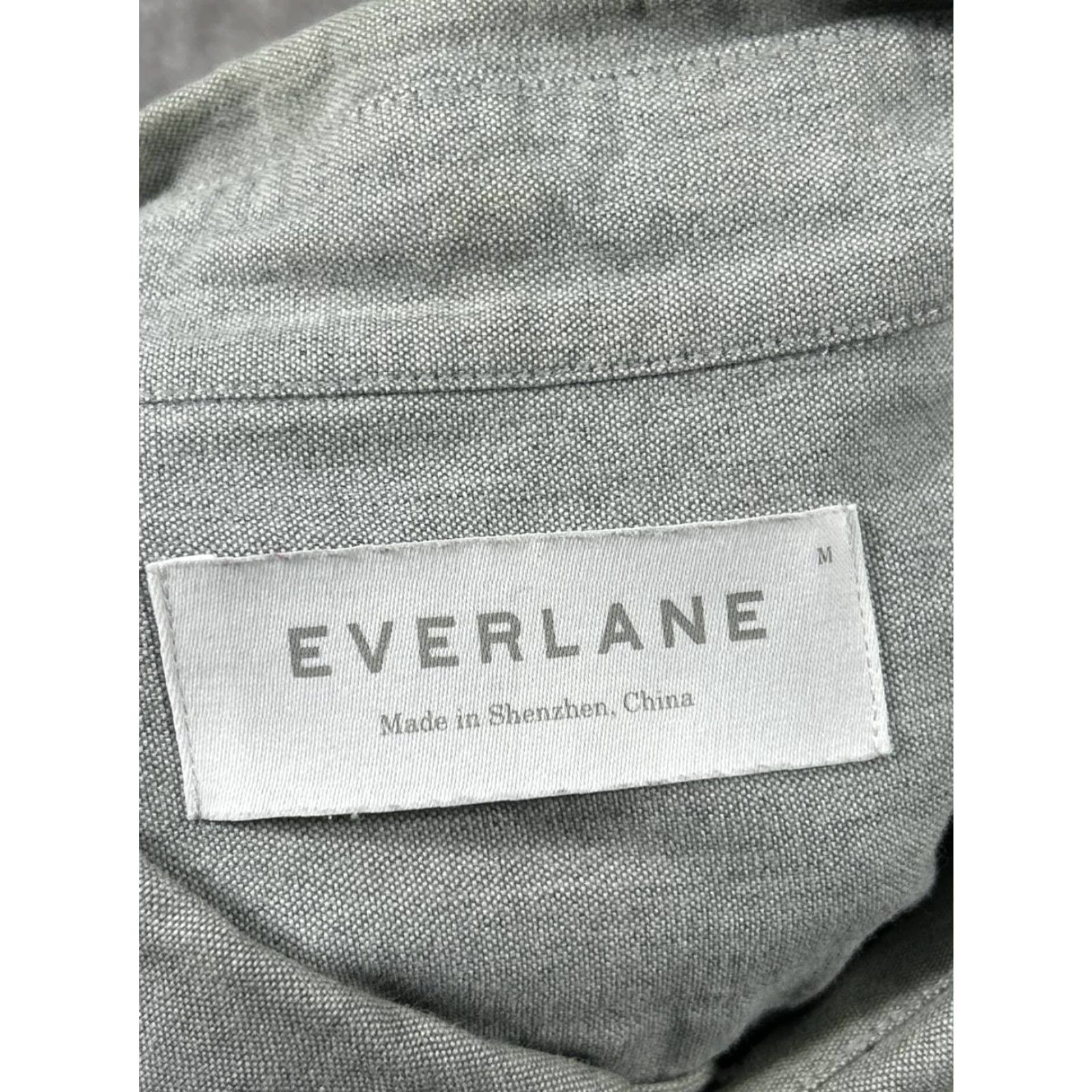 Everlane Everlane Shirt Mens Small Gray Cotton Button Up Size US S / EU 44-46 / 1 - 3 Thumbnail