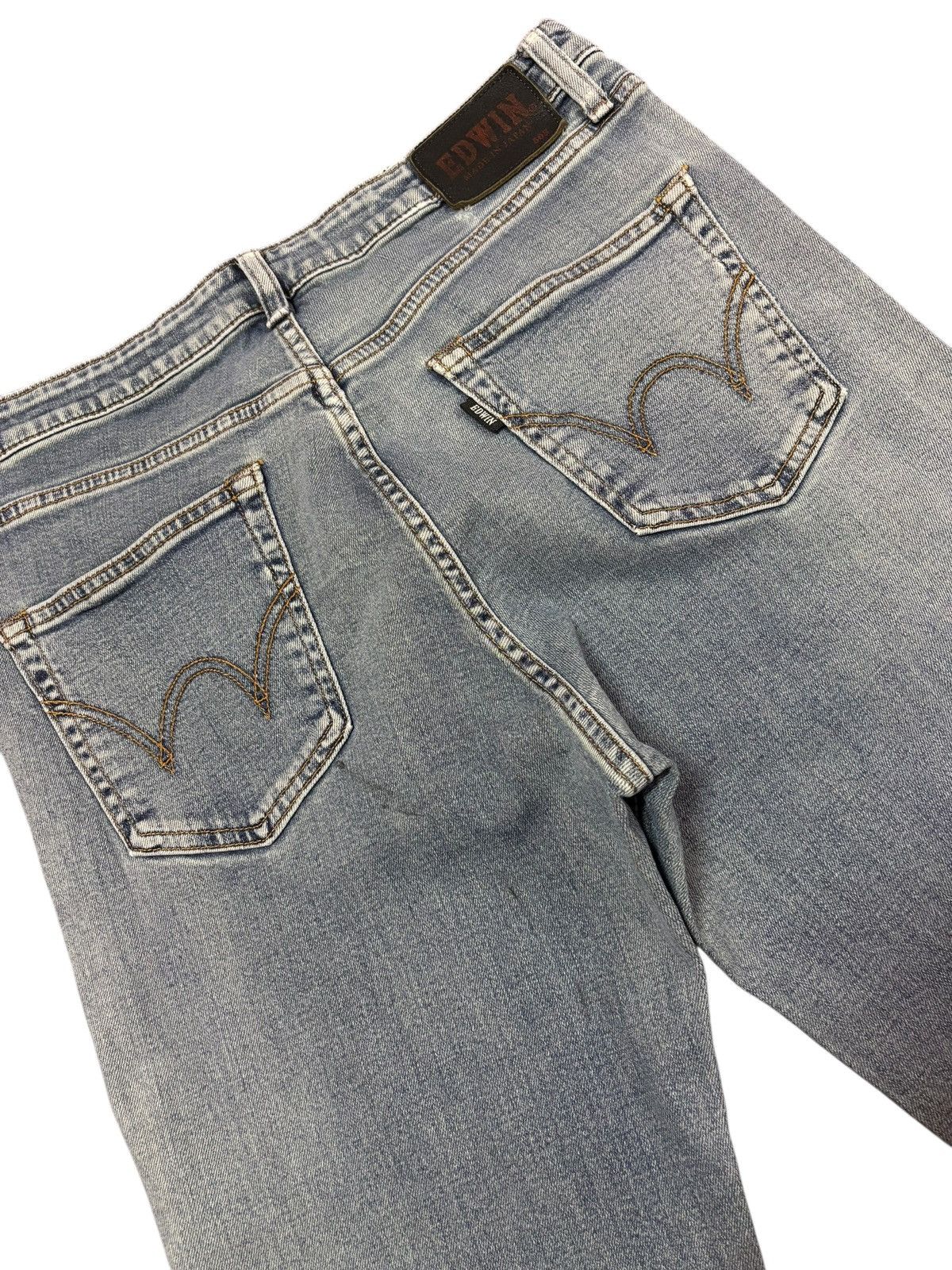 Edwin Vtg Edwin Japan 503 Distressed Jeans Size US 32 / EU 48 - 5 Thumbnail