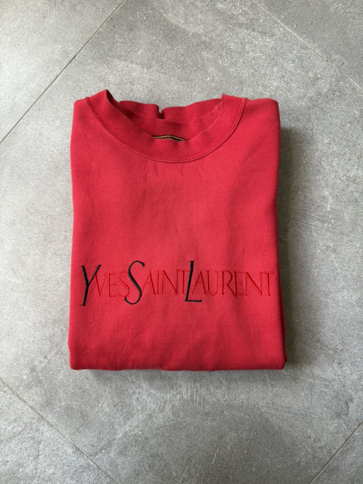 Yves Saint Laurent Vintage Yves Saint Laurent Sweatshirt 90s Size US S / EU 44-46 / 1 - 4 Thumbnail