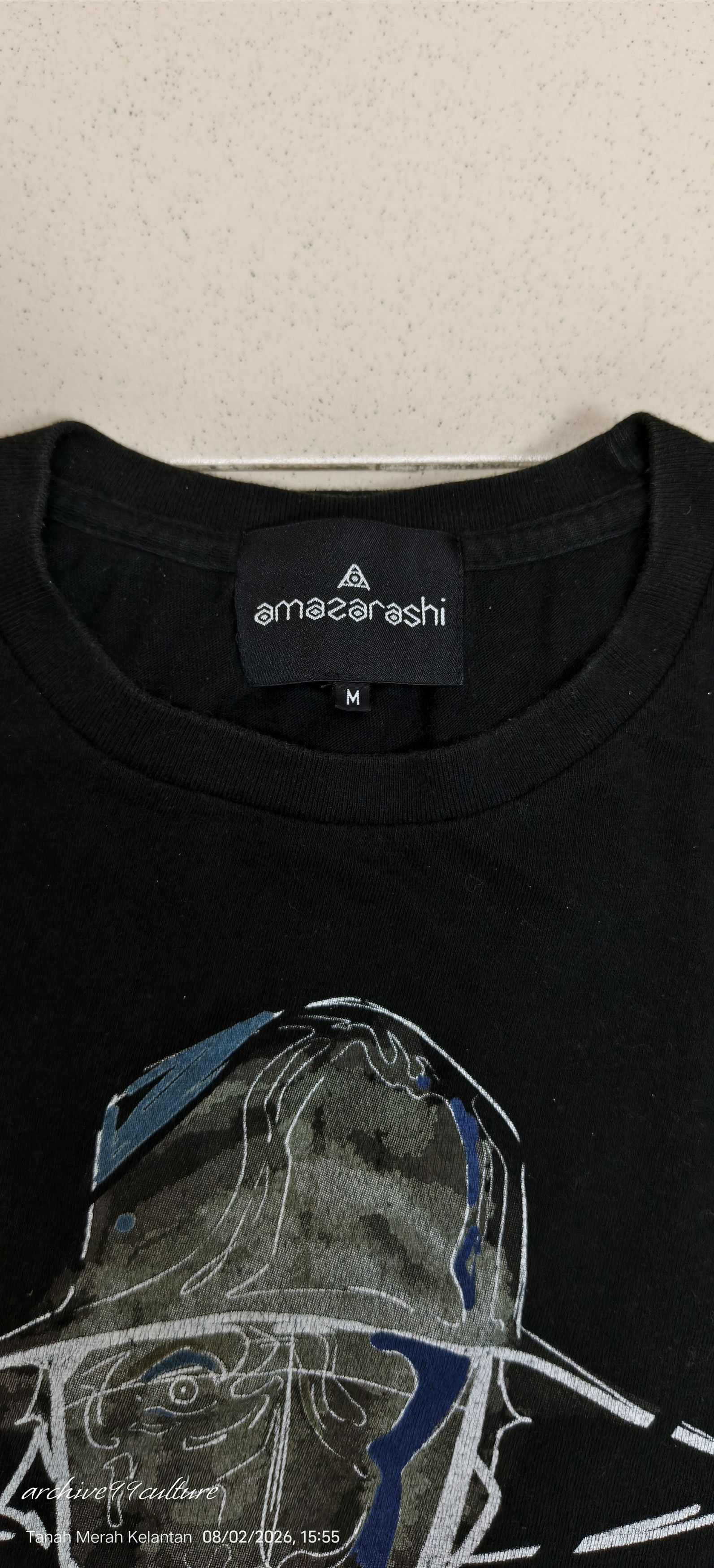 Band Tees OFFICIAL amazarashi Japan Rock Band "Boycott" Abstract G tee Size US M / EU 48-50 / 2 - 3 Thumbnail