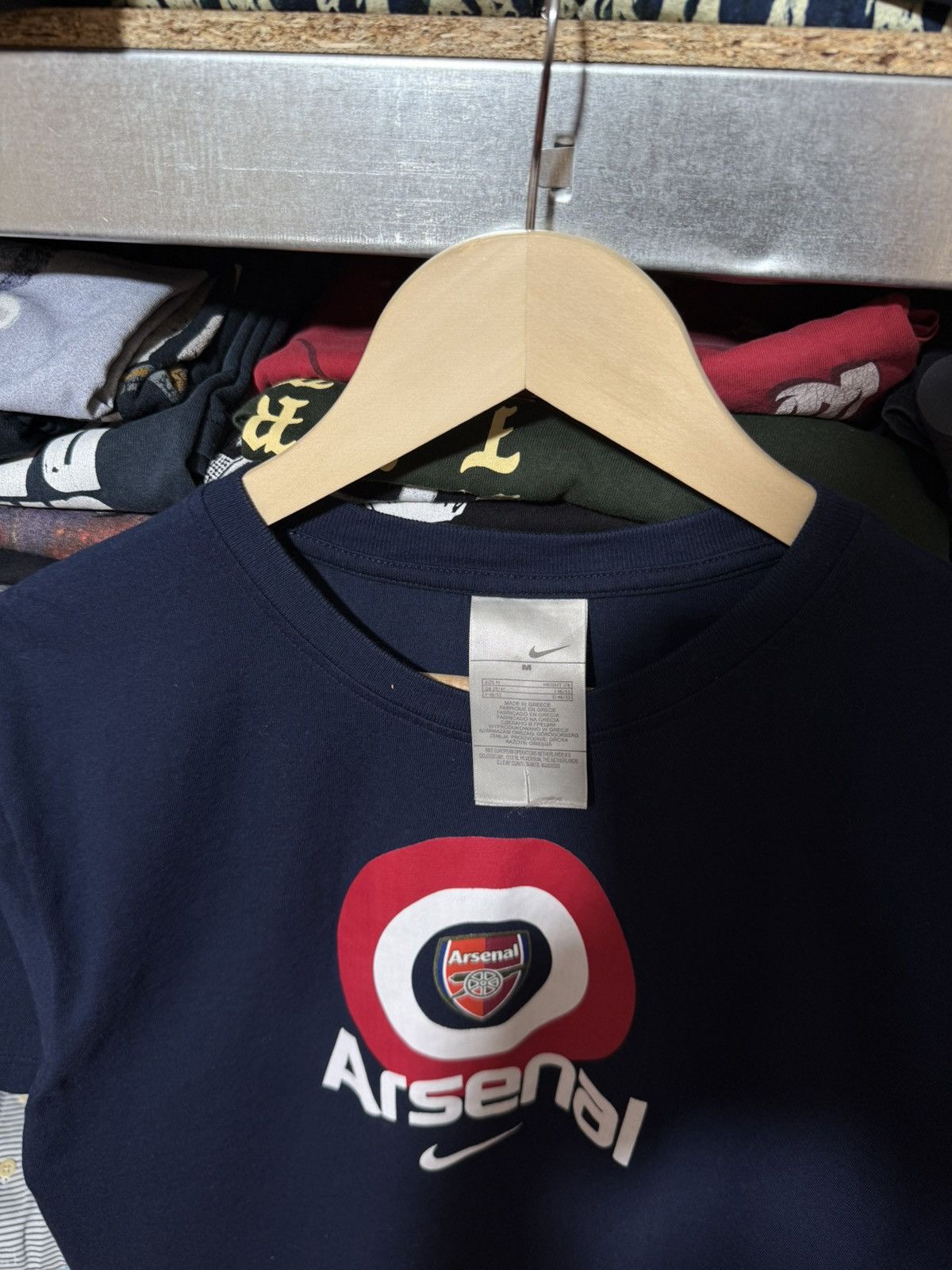 Nike × Vintage Rare Vintage 1990’s Nike FC Arsenal Football Soccer T-Shirt Size US M / EU 48-50 / 2 - 4 Thumbnail