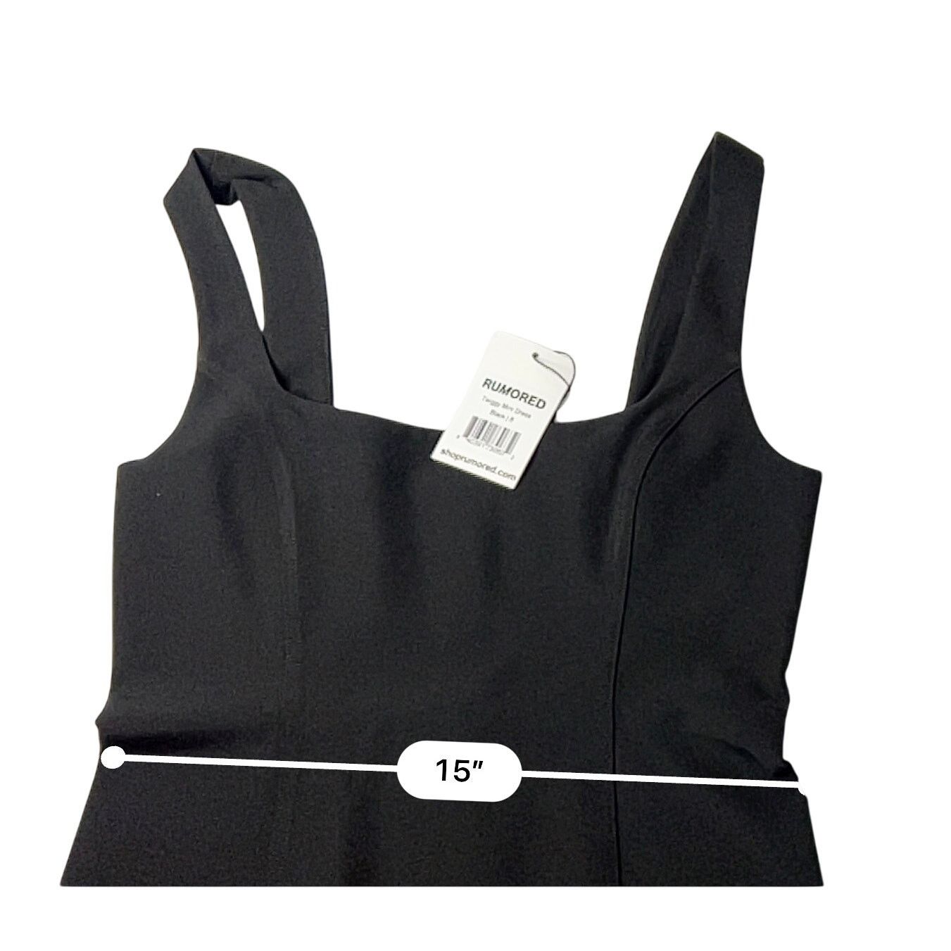 Other Rumored Twiggy Mini Dress 8 Black Party LBD Old Money Size M / US 6-8 / IT 42-44 - 3 Thumbnail