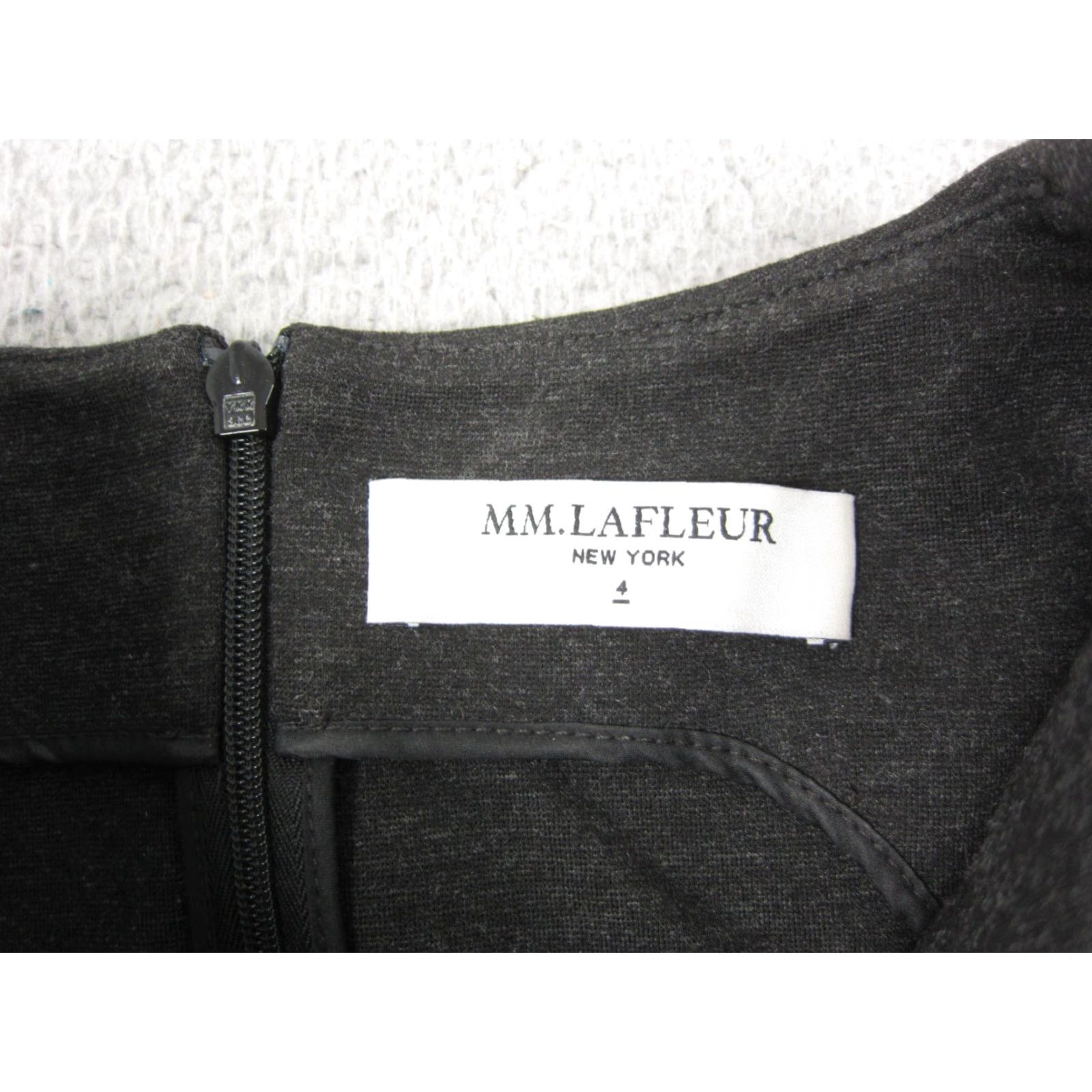 M.M.LaFleur MM LaFleur Dress Womens 4 Gray Black Sleeveless Sheath Tank Formal Dress Size S / US 4 / IT 40 - 7 Thumbnail