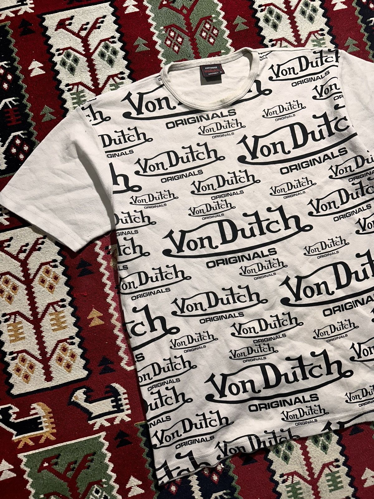 Vintage × Von Dutch Vintage Von Dutch T Shirt Size US XL / EU 56 / 4 - 2 Thumbnail