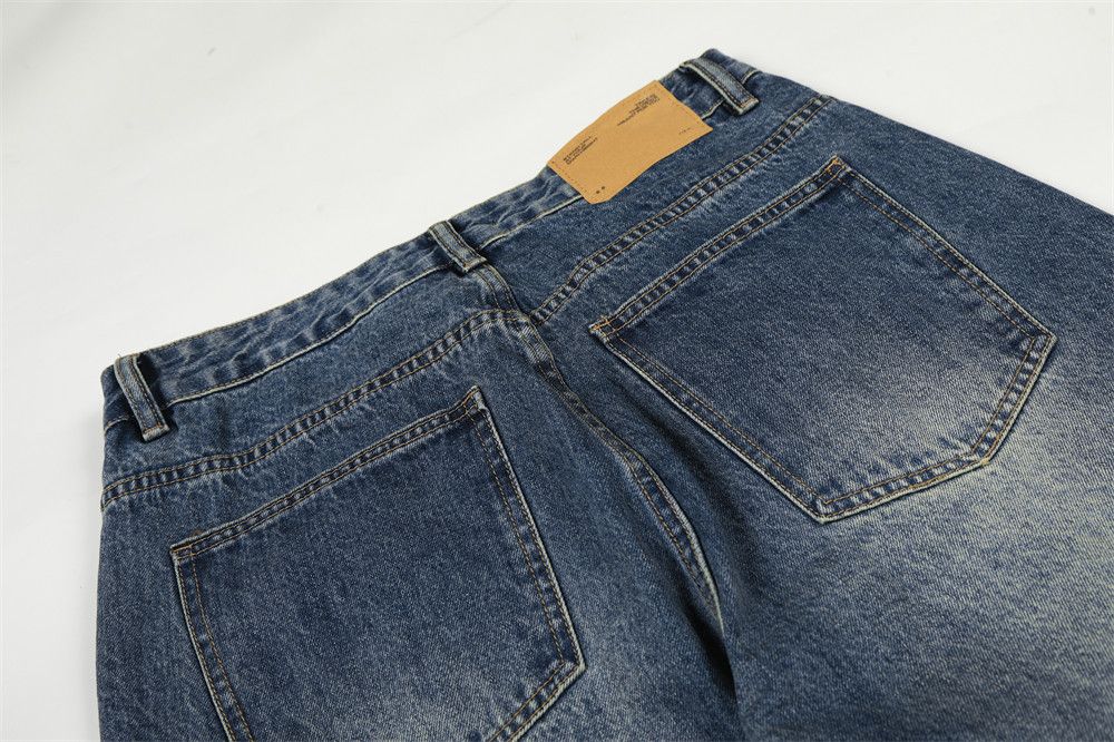 Jean American-style washed straight leg jeans vintage style Size US 32 / EU 48 - 5 Thumbnail