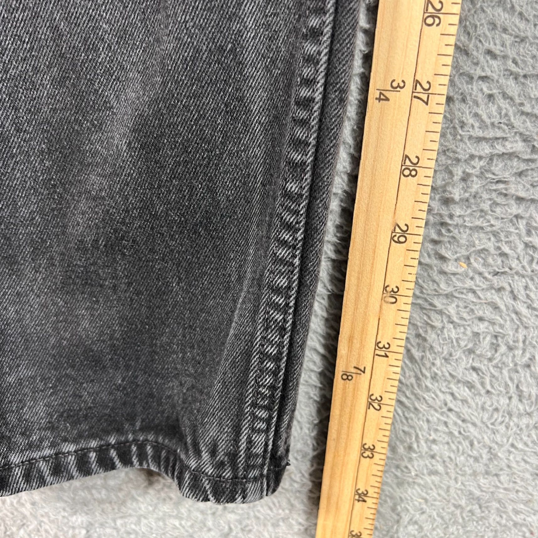 Levi's VINTAGE Levi's 550 Jeans Mens Sz 32x34 Tapered Relaxed Fit Black Denim 90s Retro Size US 32 / EU 48 - 3 Thumbnail