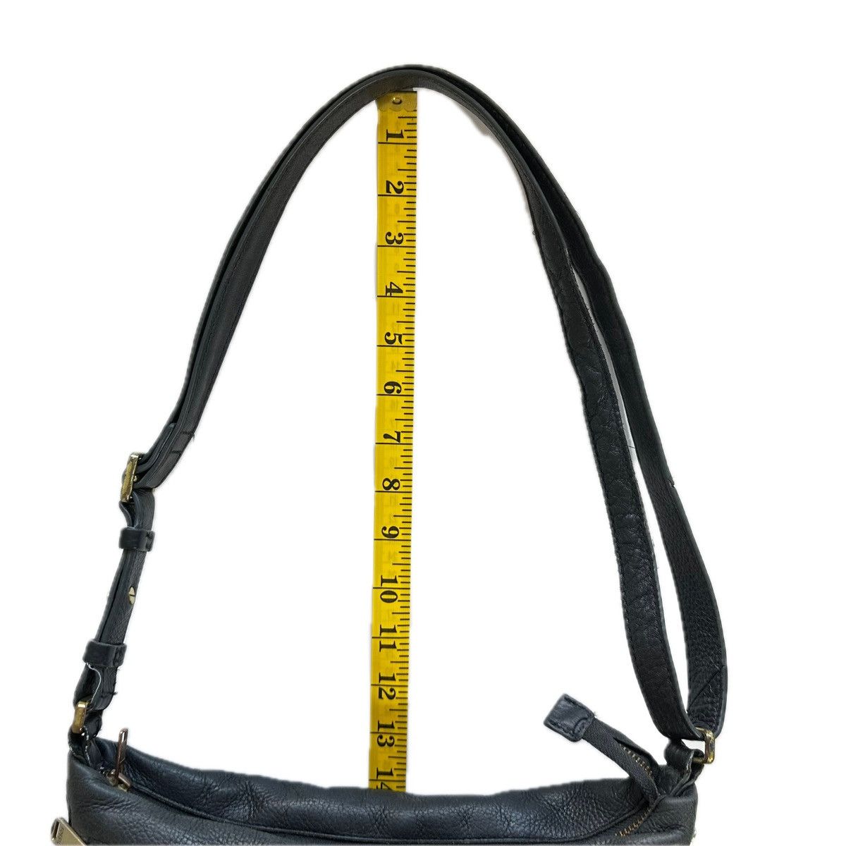Fossil Fossil Black Pebbled Leather Crossbody Bag ZipTop Expandable Size ONE SIZE - 18 Thumbnail