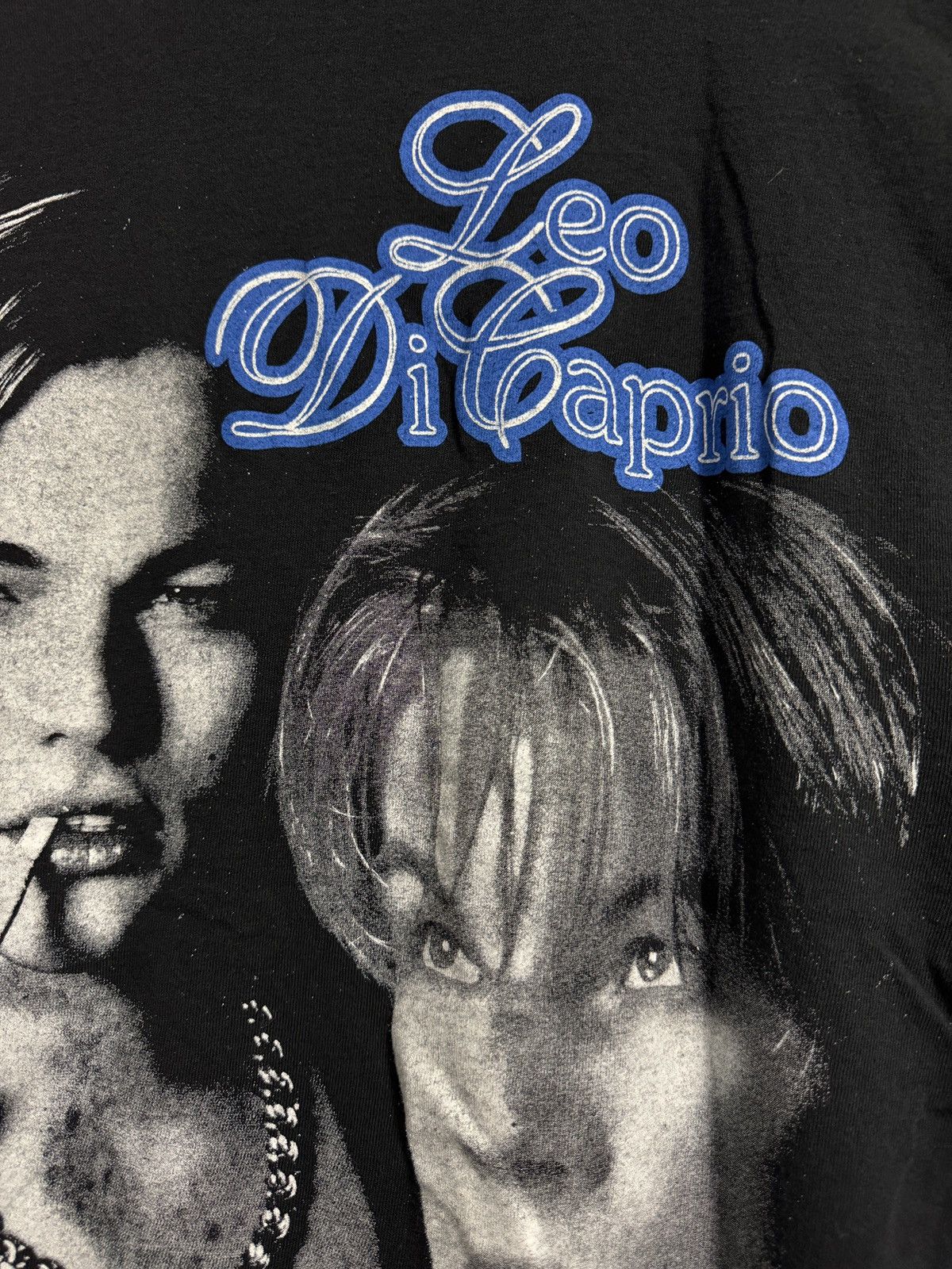 Vintage Vintage 90s Leonardo DiCaprio Rap Tee Size US M / EU 48-50 / 2 - 7 Thumbnail